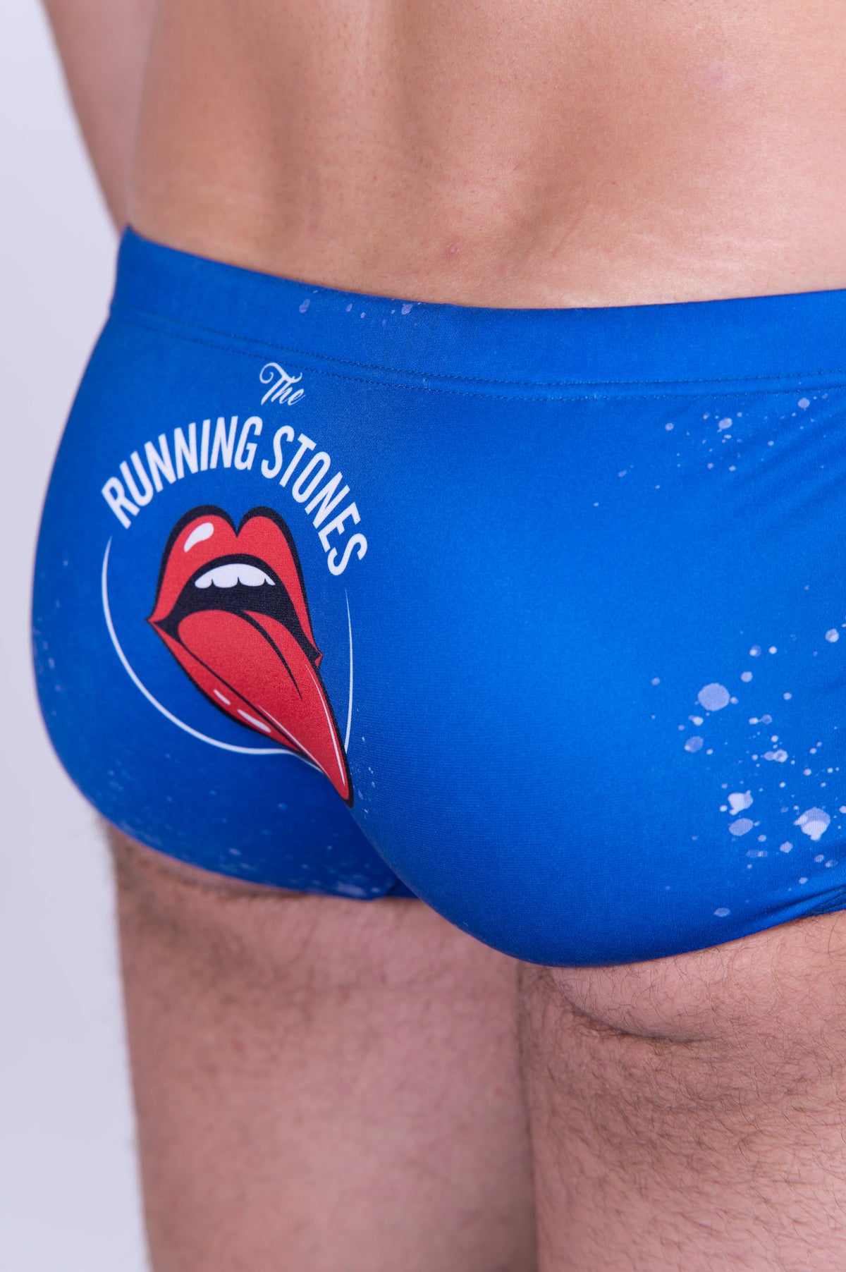 OTSO Herren Badehose Trunk - Running Stones Blue – Produktansicht 10