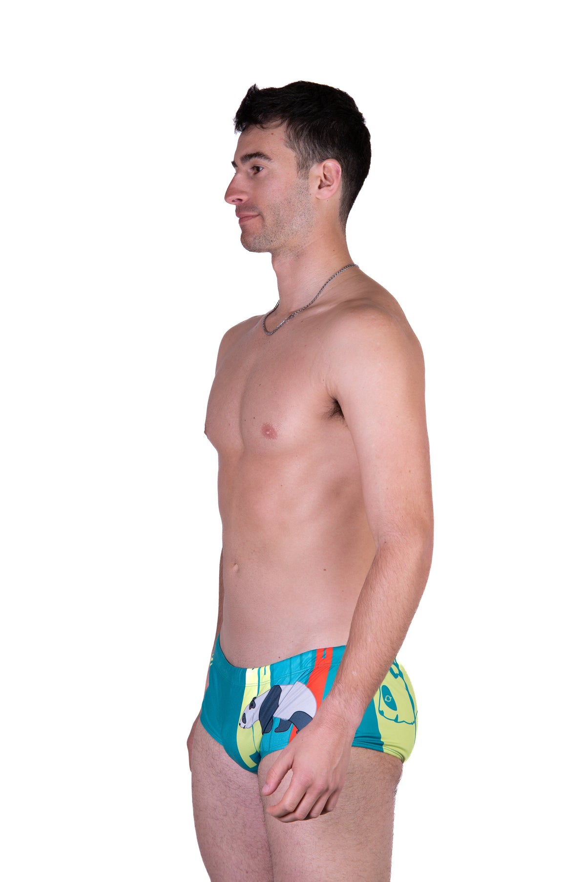 OTSO Herren Badehose Trunk - Emoji Panda – Produktansicht 6