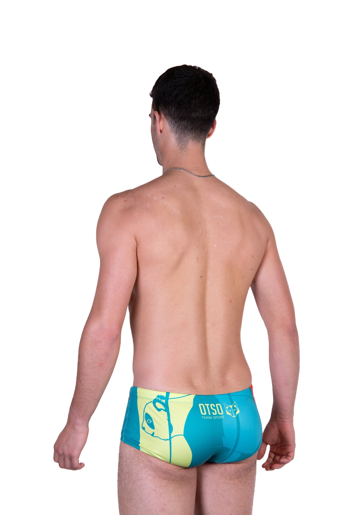 OTSO Herren Badehose Trunk - Emoji Panda – Produktansicht 8