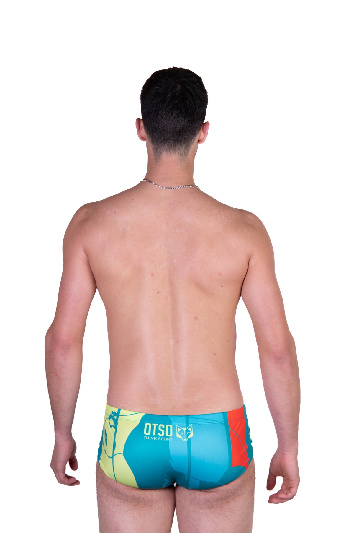 OTSO Herren Badehose Trunk - Emoji Panda – Produktansicht 9