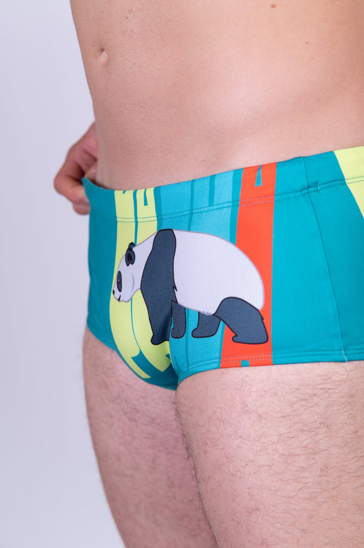 OTSO Herren Badehose Trunk - Emoji Panda – Produktansicht 10