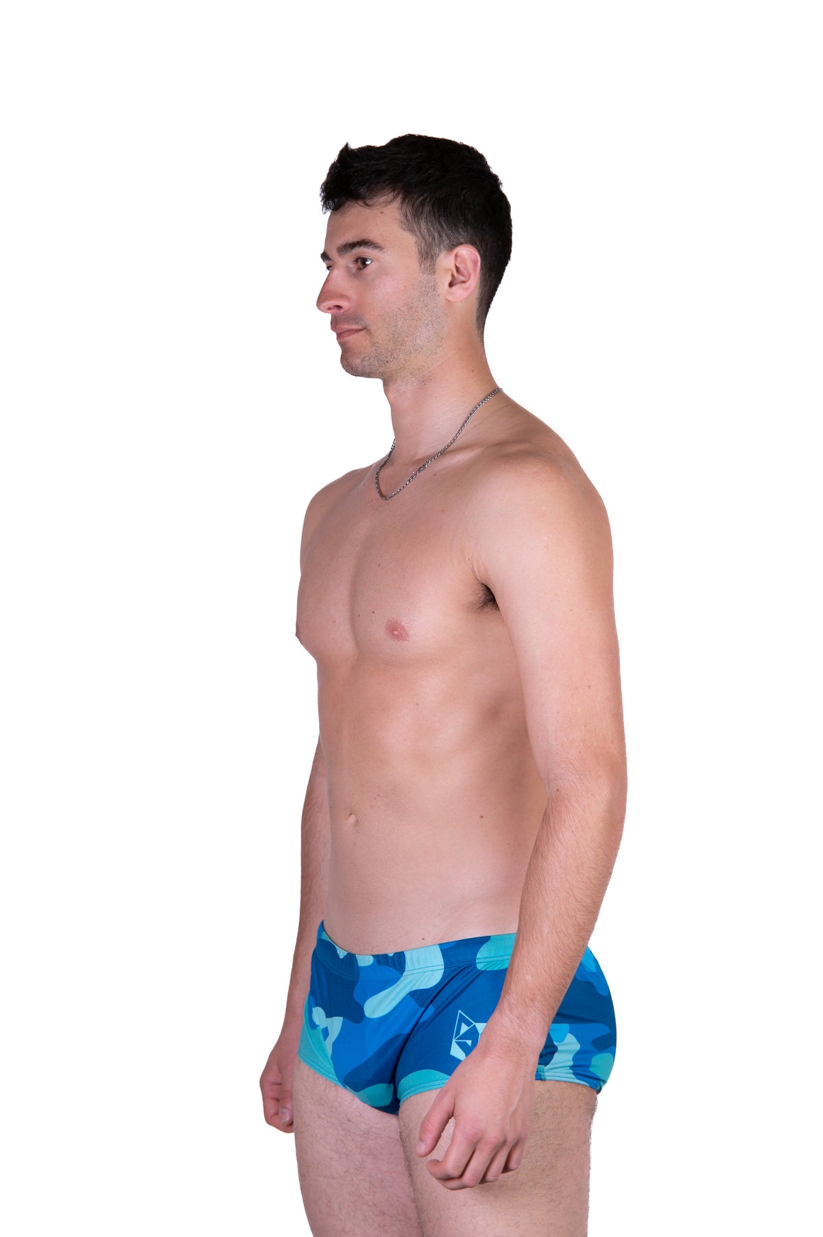 OTSO Herren Badehose Trunk - Camo Blue – Produktansicht 8