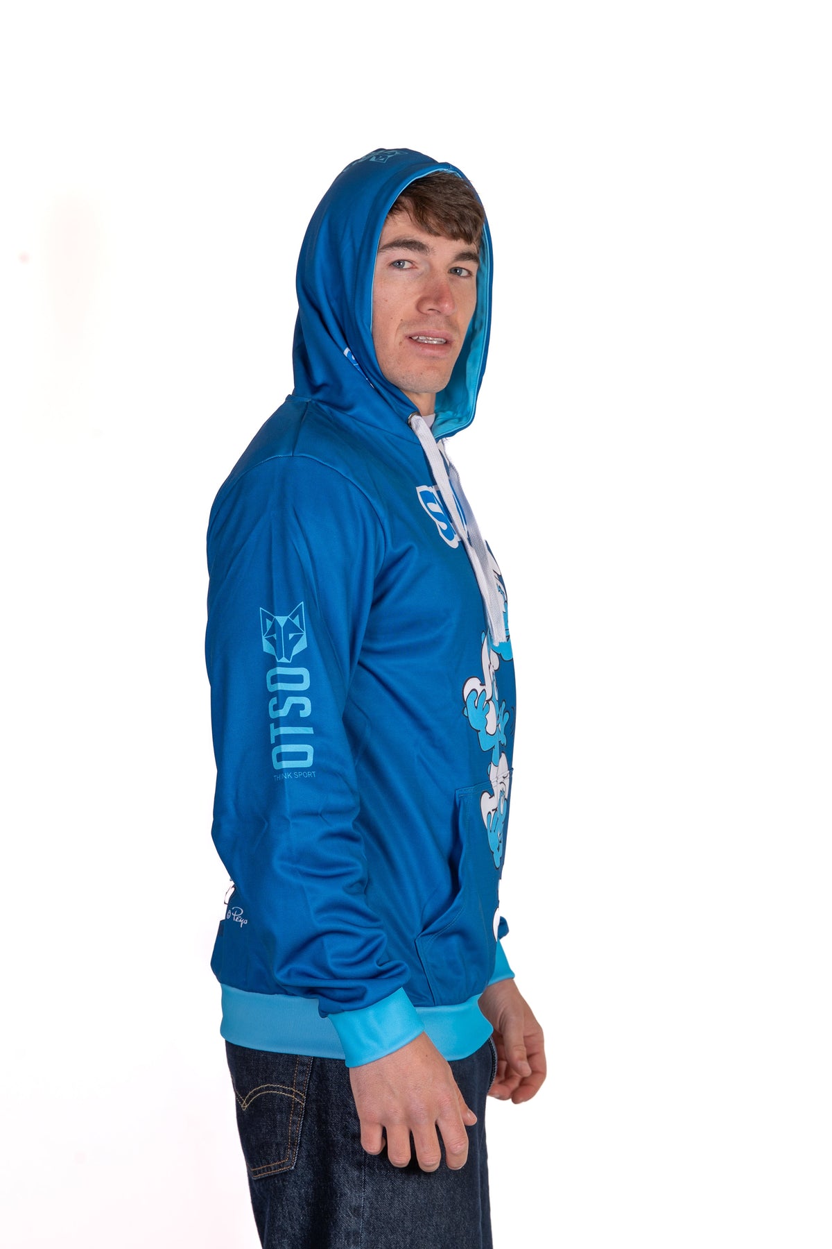 OTSO Hoodie - Smurf Tower – Produktansicht 7