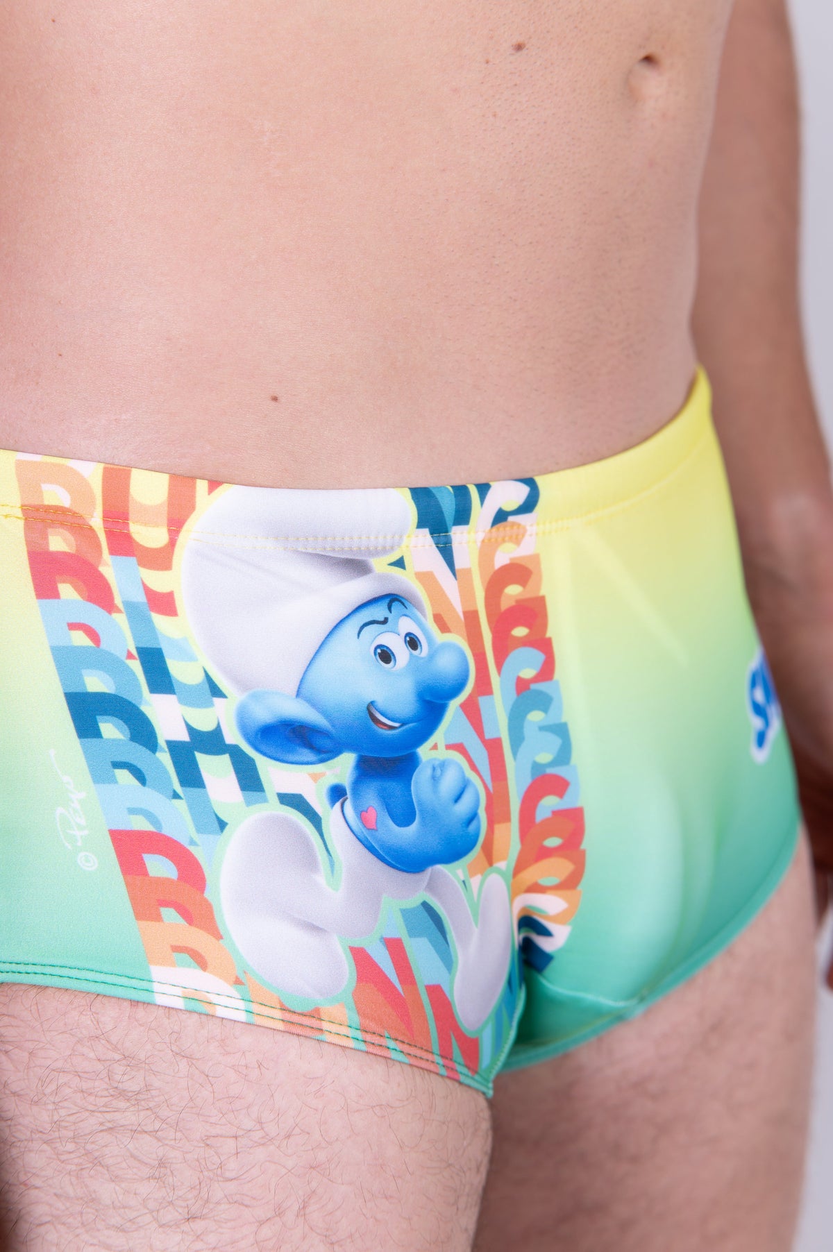 OTSO Herren Badehose Trunk - Smurf Running – Produktansicht 11