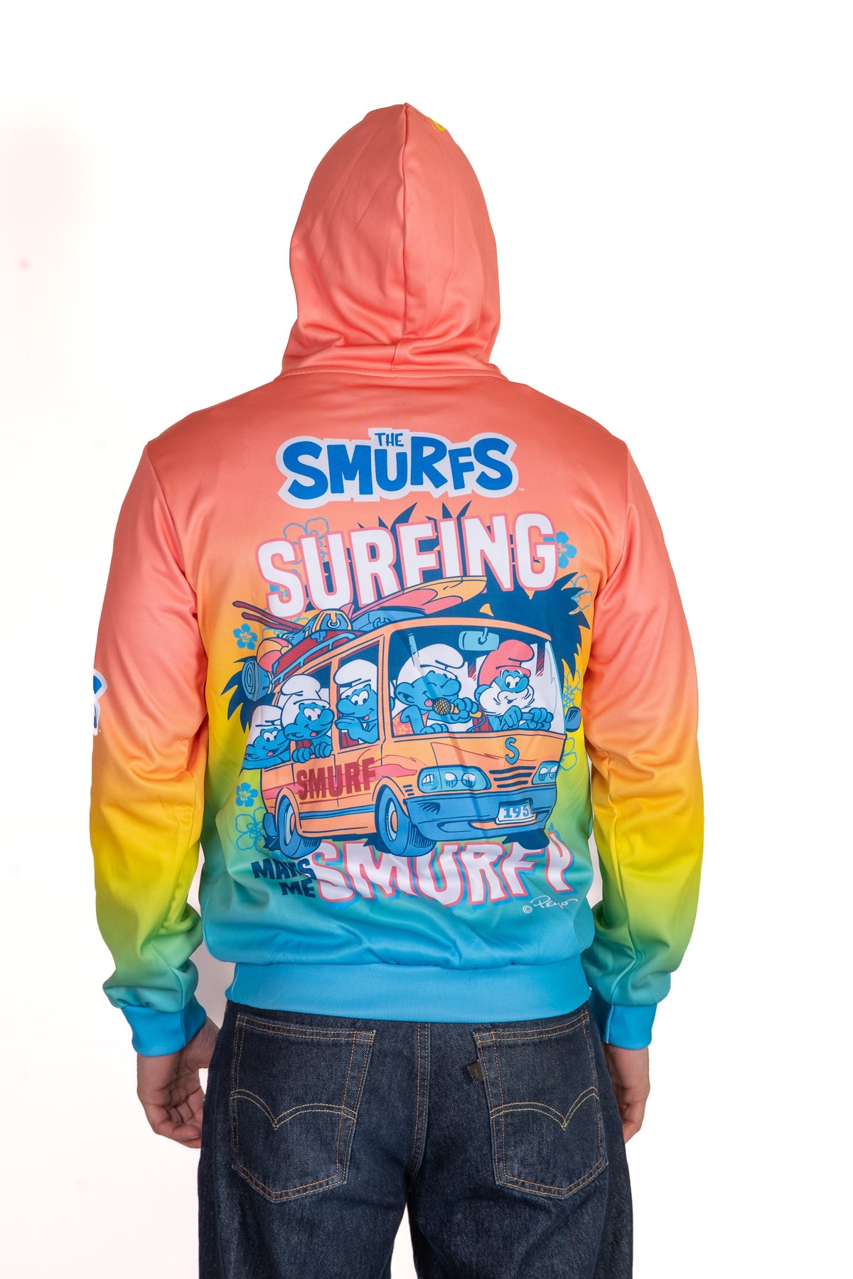 OTSO Hoodie - Smurfs Smurfing Men – Produktansicht 8