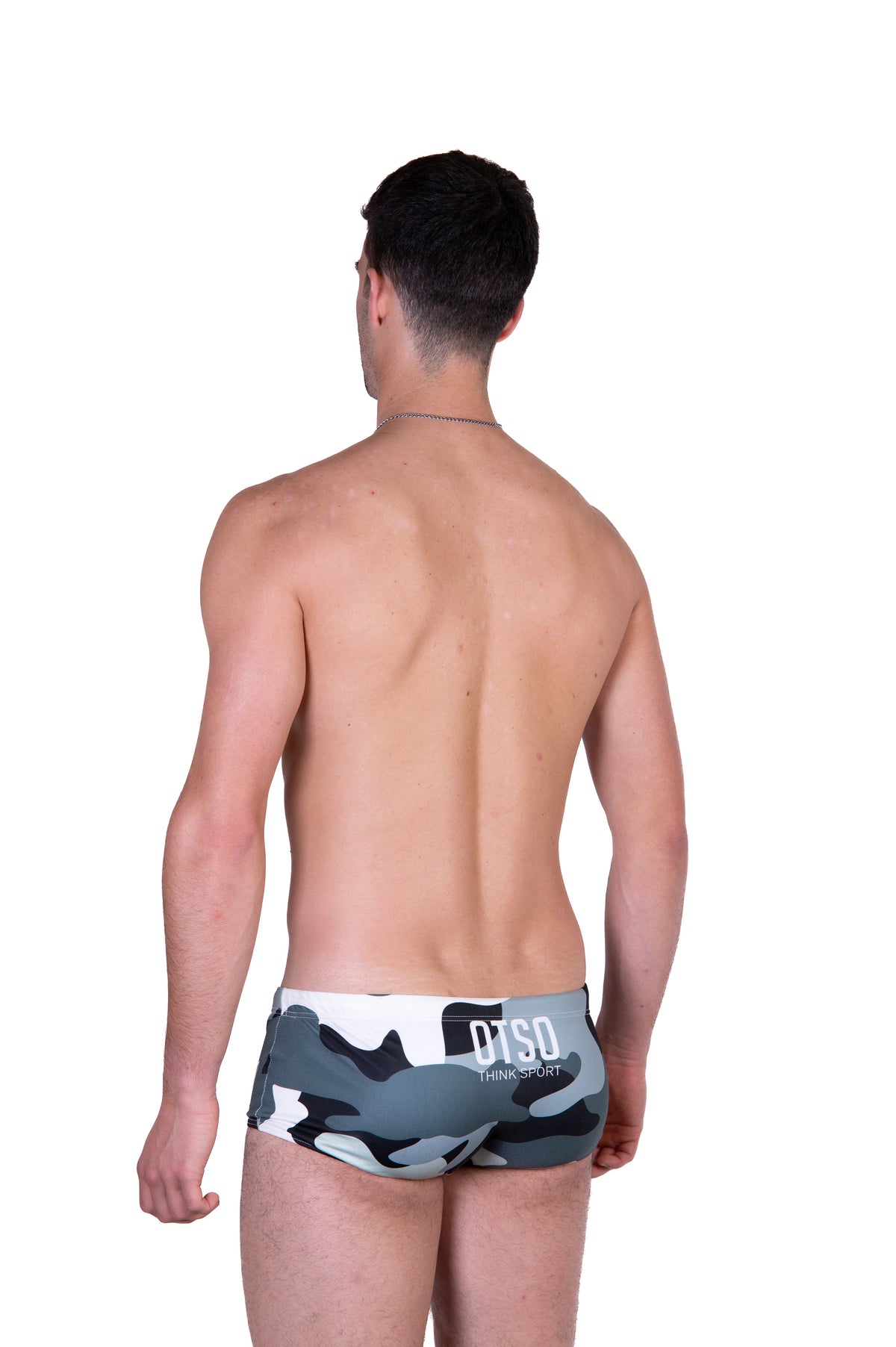 OTSO Herren Badehose Trunk - Camo Grey – Produktansicht 8