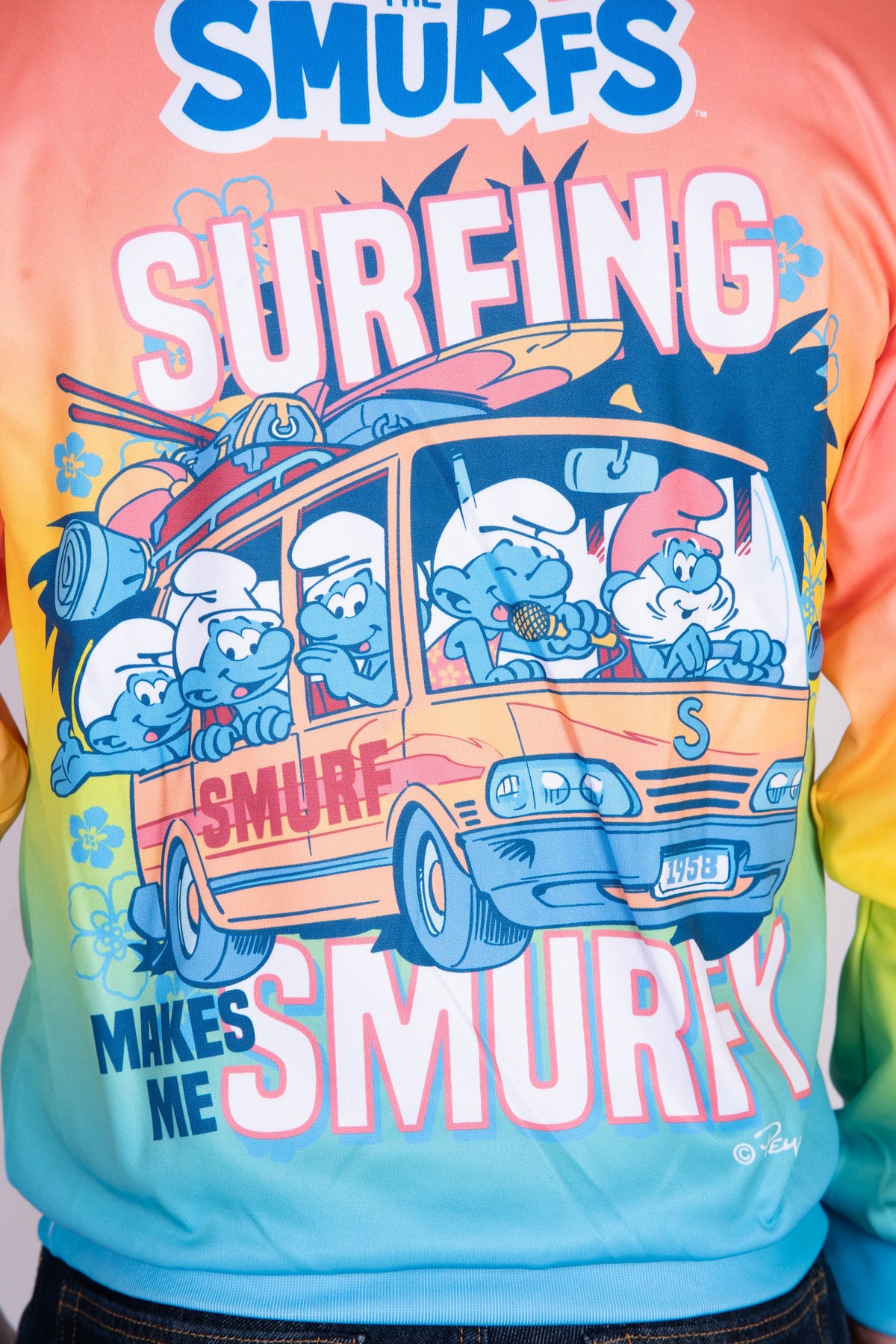 OTSO Hoodie - Smurfs Smurfing Men – Produktansicht 9