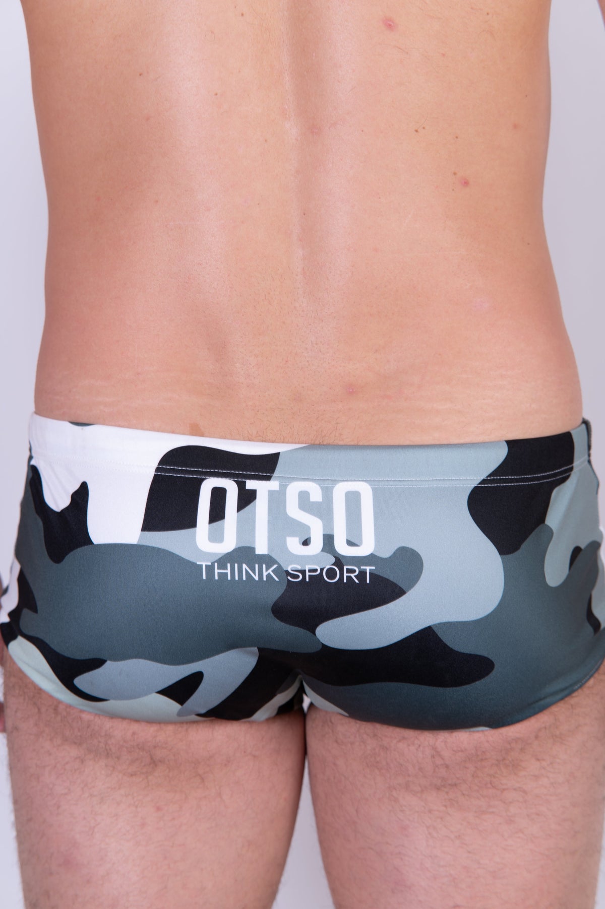 OTSO Herren Badehose Trunk - Camo Grey – Produktansicht 11