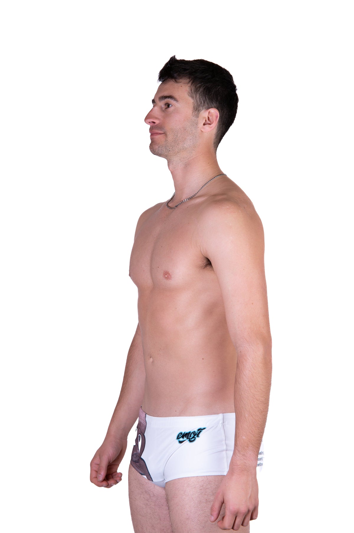 OTSO Herren Badehose Trunk - Emoji Deja Poo – Produktansicht 6