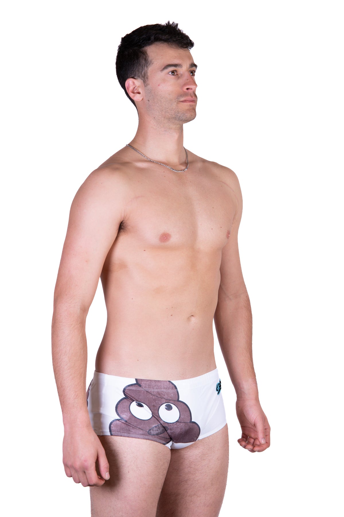 OTSO Herren Badehose Trunk - Emoji Deja Poo – Produktansicht 5