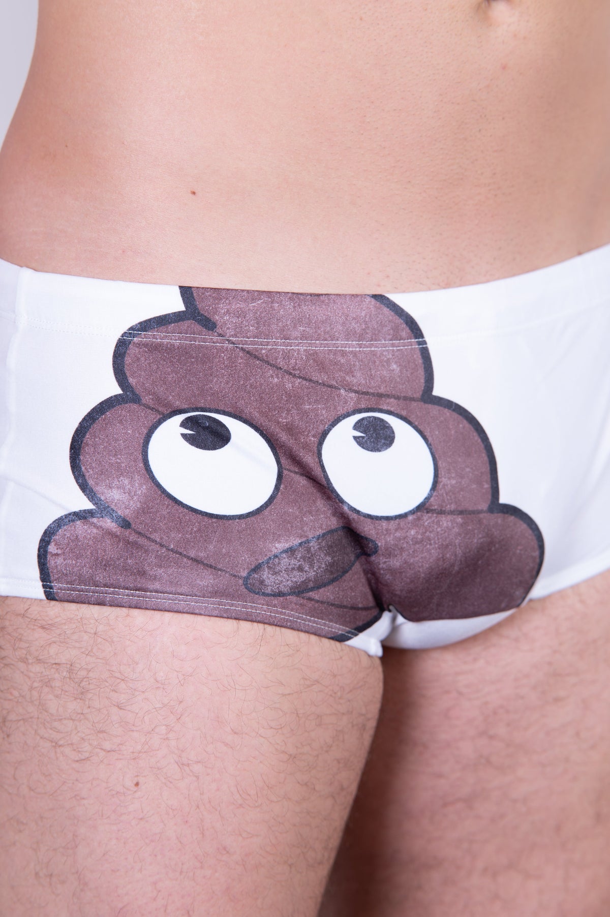 OTSO Herren Badehose Trunk - Emoji Deja Poo – Produktansicht 10