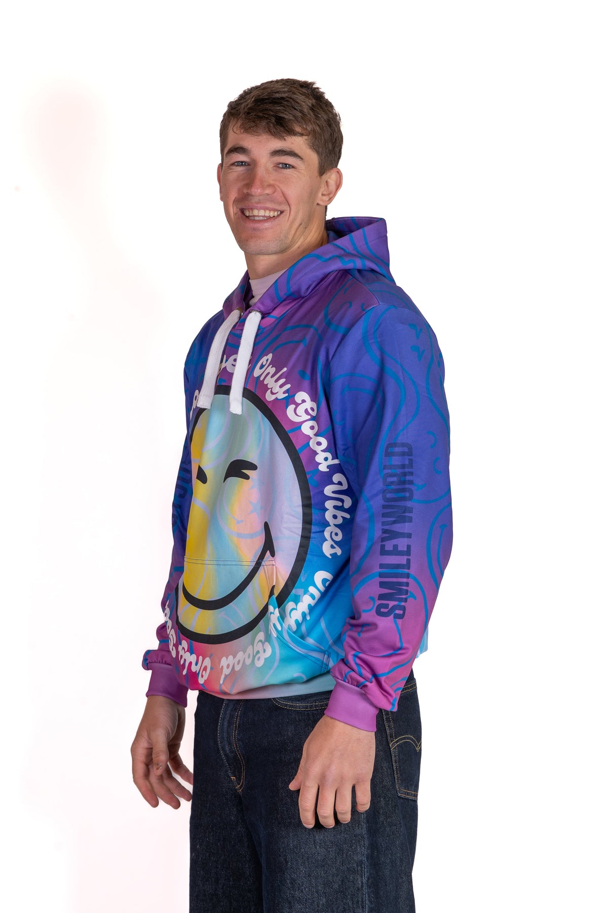 OTSO Hoodie - S.W.Smiley Vibes – Produktansicht 14