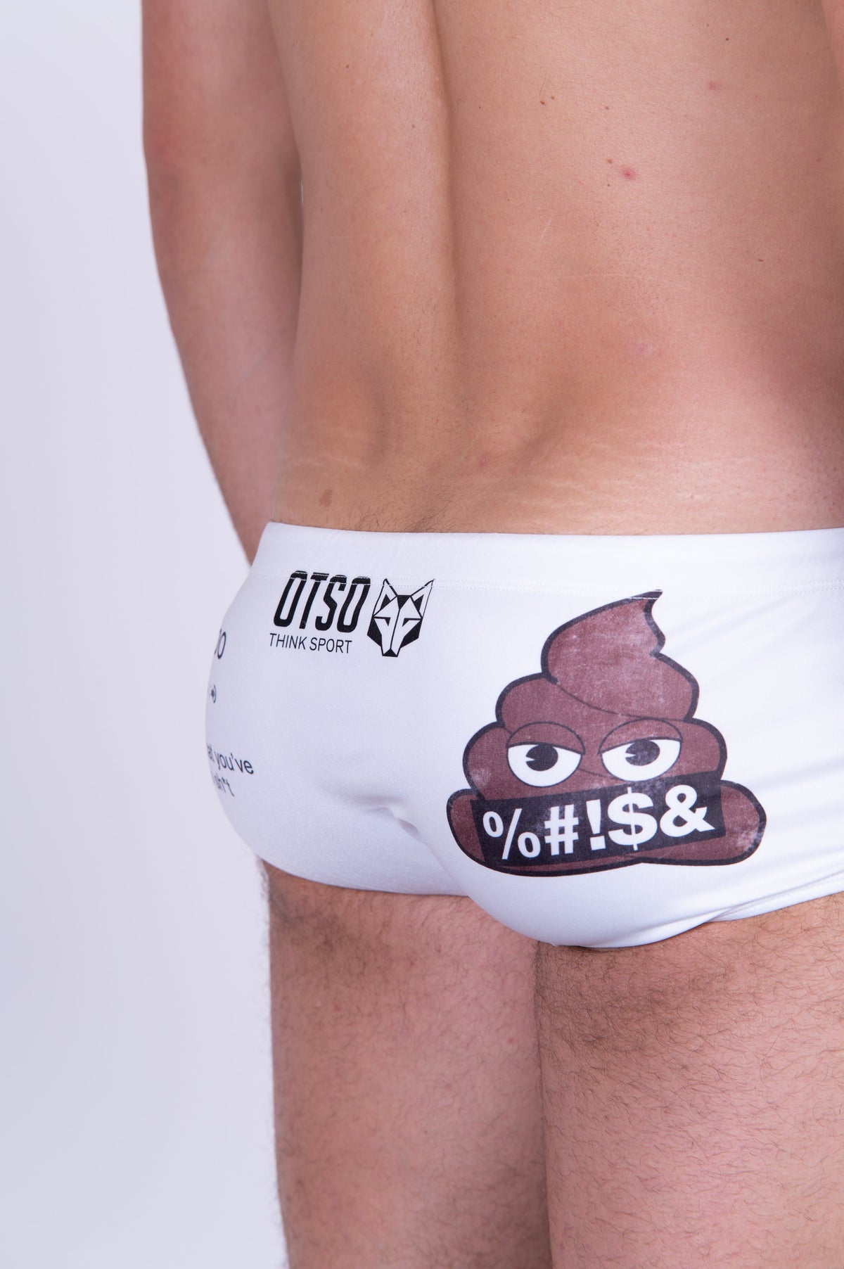 OTSO Herren Badehose Trunk - Emoji Deja Poo – Produktansicht 13