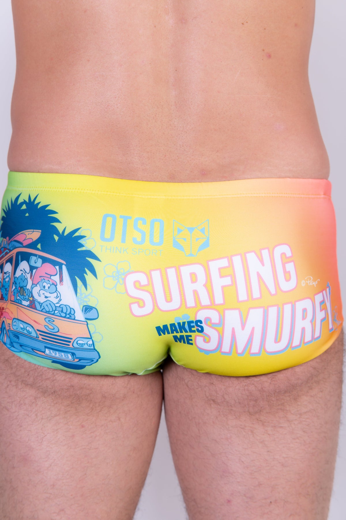 OTSO Herren Badehose Trunk - Smurf Smurfing – Produktansicht 11