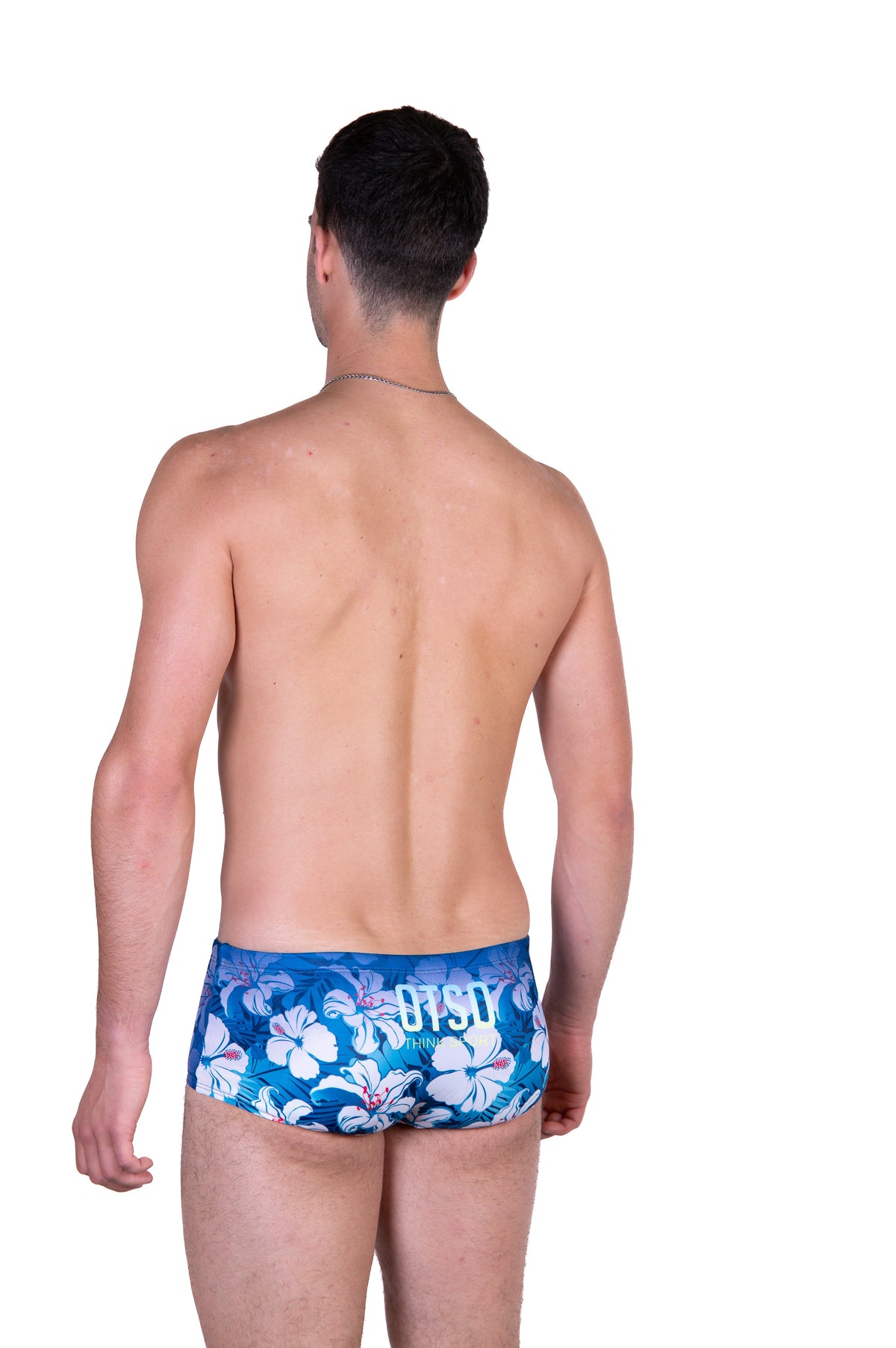 OTSO Herren Badehose Trunk - Swim Bike Run Flower – Produktansicht 8