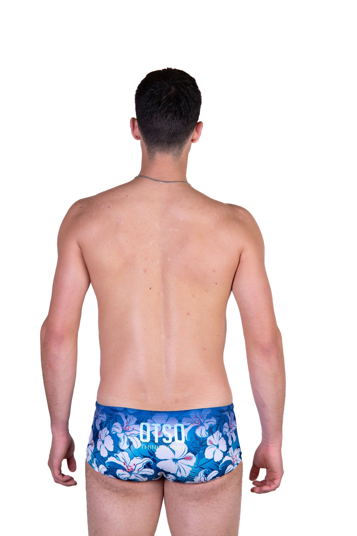 OTSO Herren Badehose Trunk - Swim Bike Run Flower – Produktansicht 9