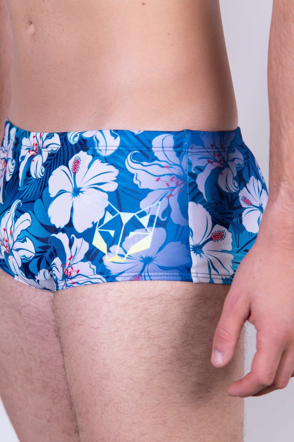 OTSO Herren Badehose Trunk - Swim Bike Run Flower – Produktansicht 11