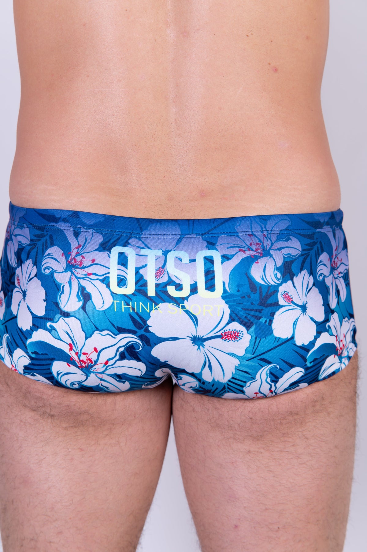 OTSO Herren Badehose Trunk - Swim Bike Run Flower – Produktansicht 12