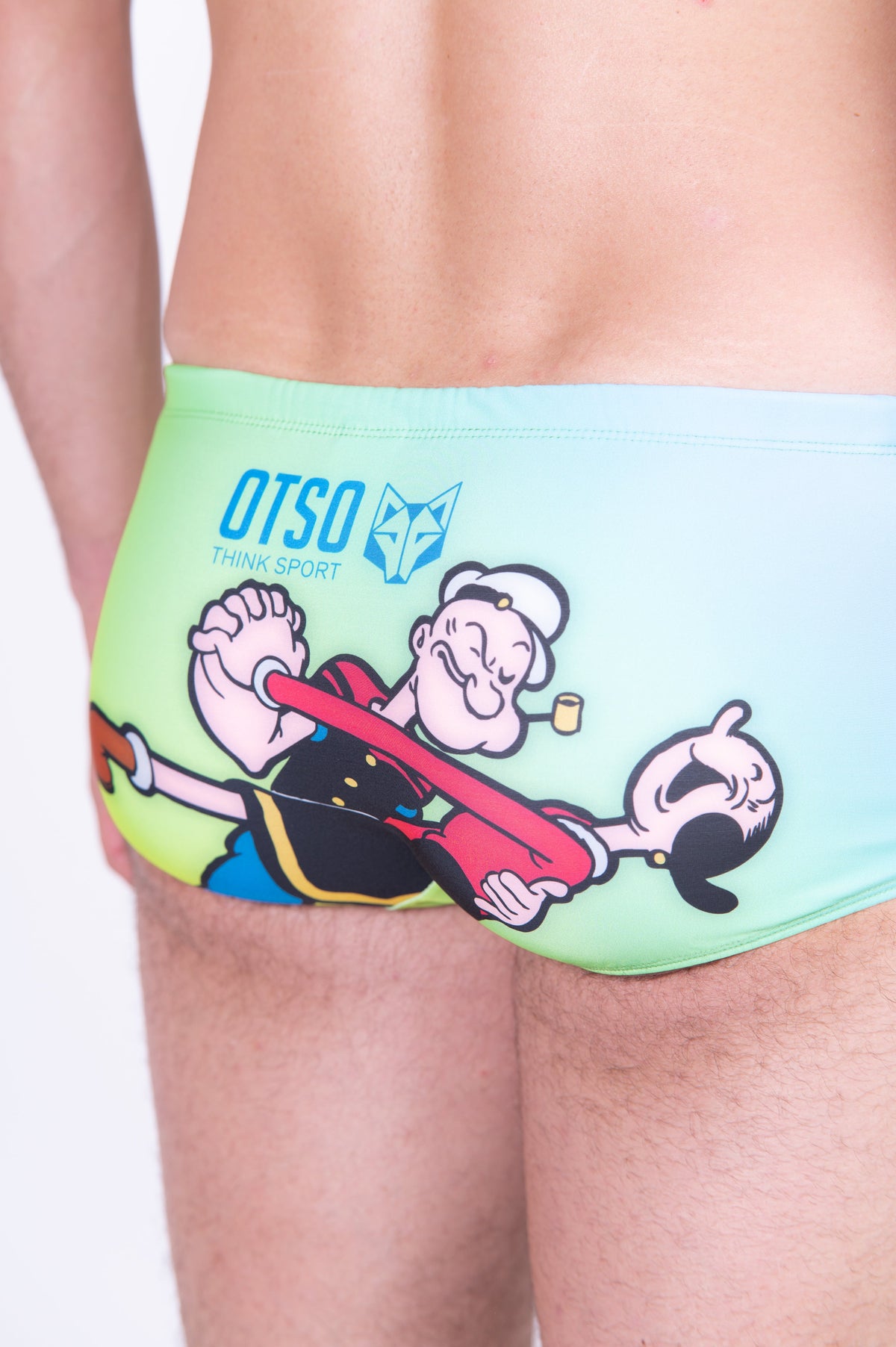 OTSO Herren Badehose Trunk - Popeye & Olive – Produktansicht 10