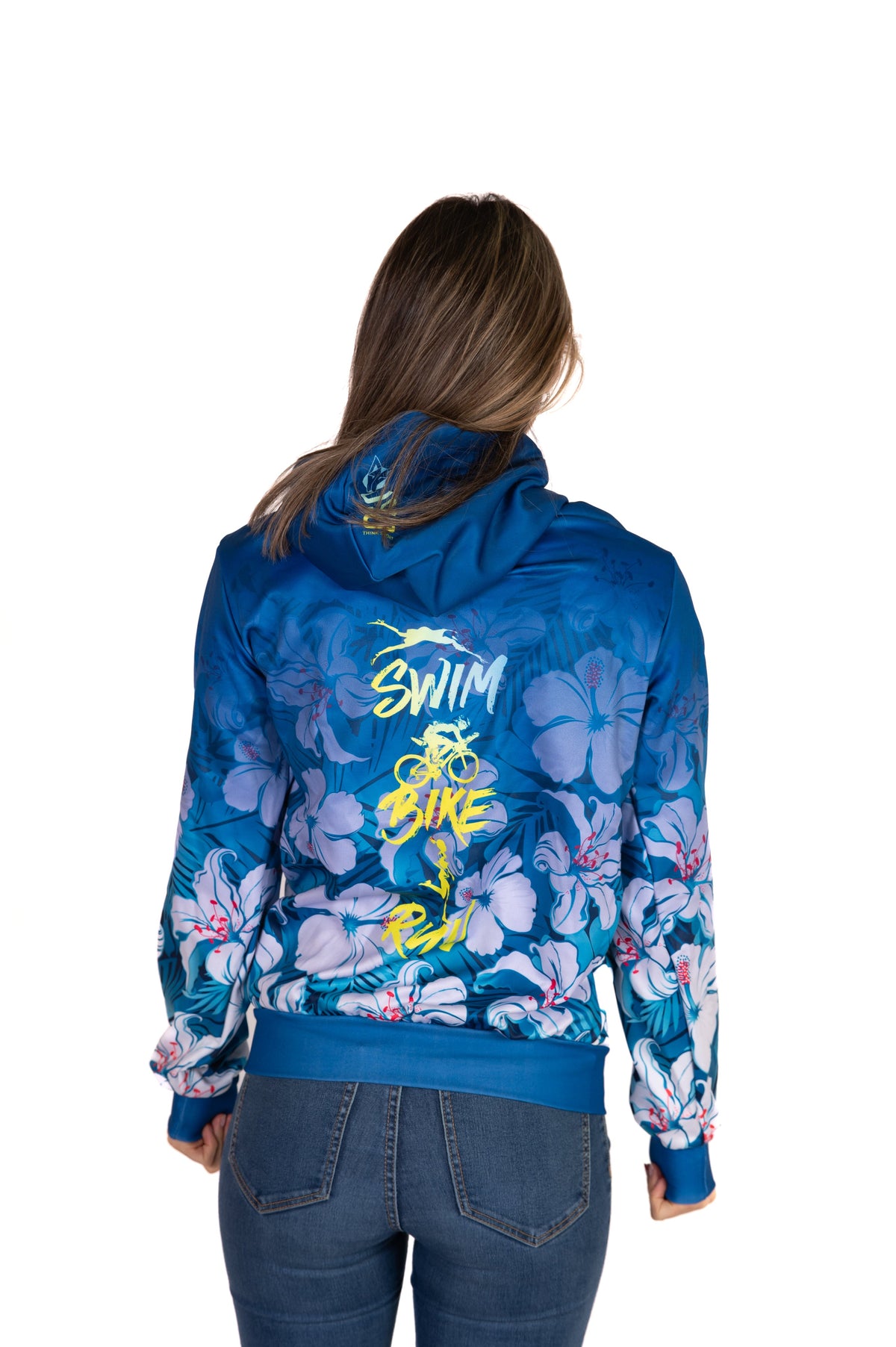 OTSO Hoodie - Swim Bike Run Flower – Produktansicht 16