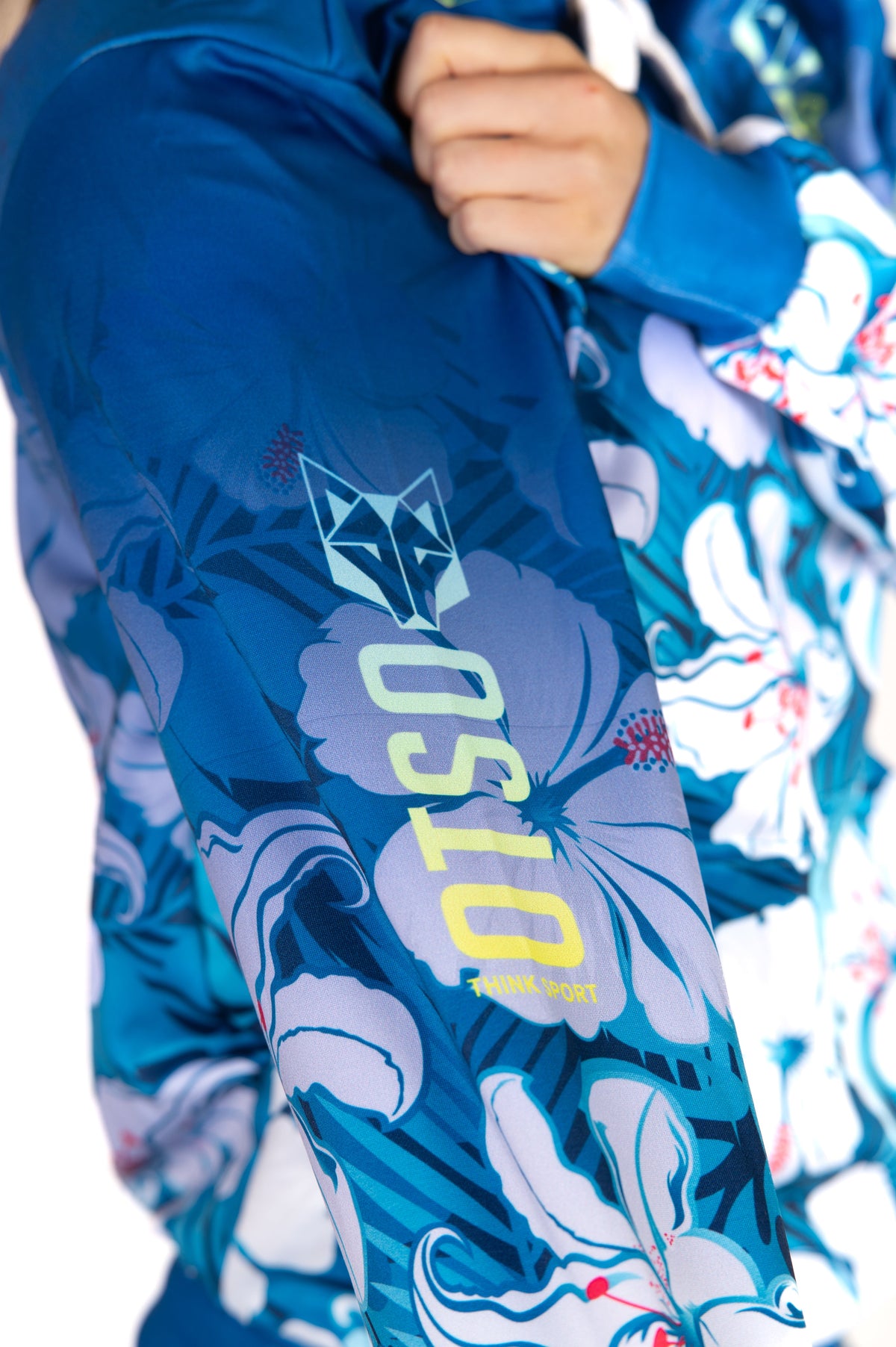 OTSO Hoodie - Swim Bike Run Flower – Produktansicht 19