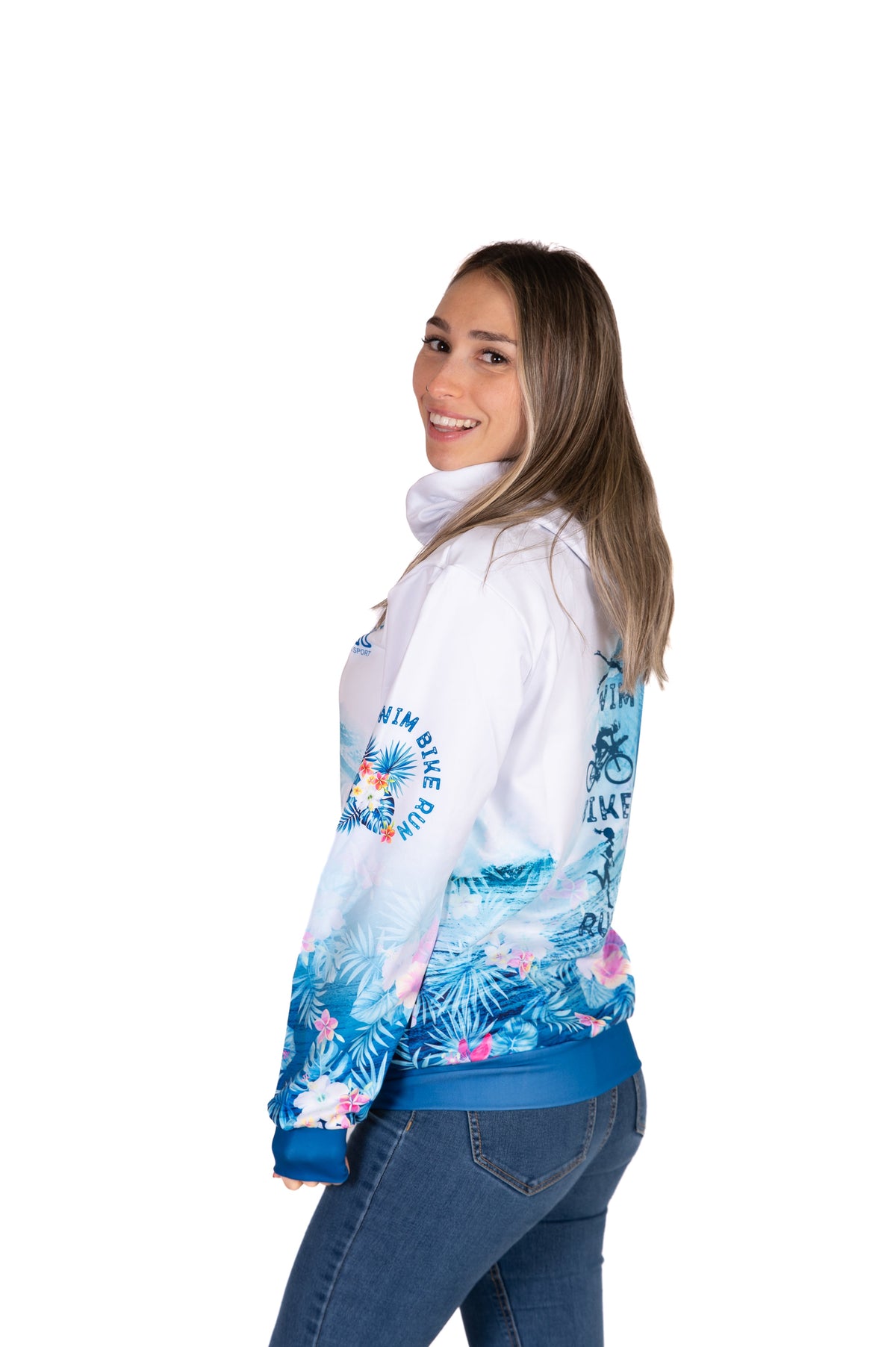 OTSO Hoodie - Swim Bike Run Wave – Produktansicht 6