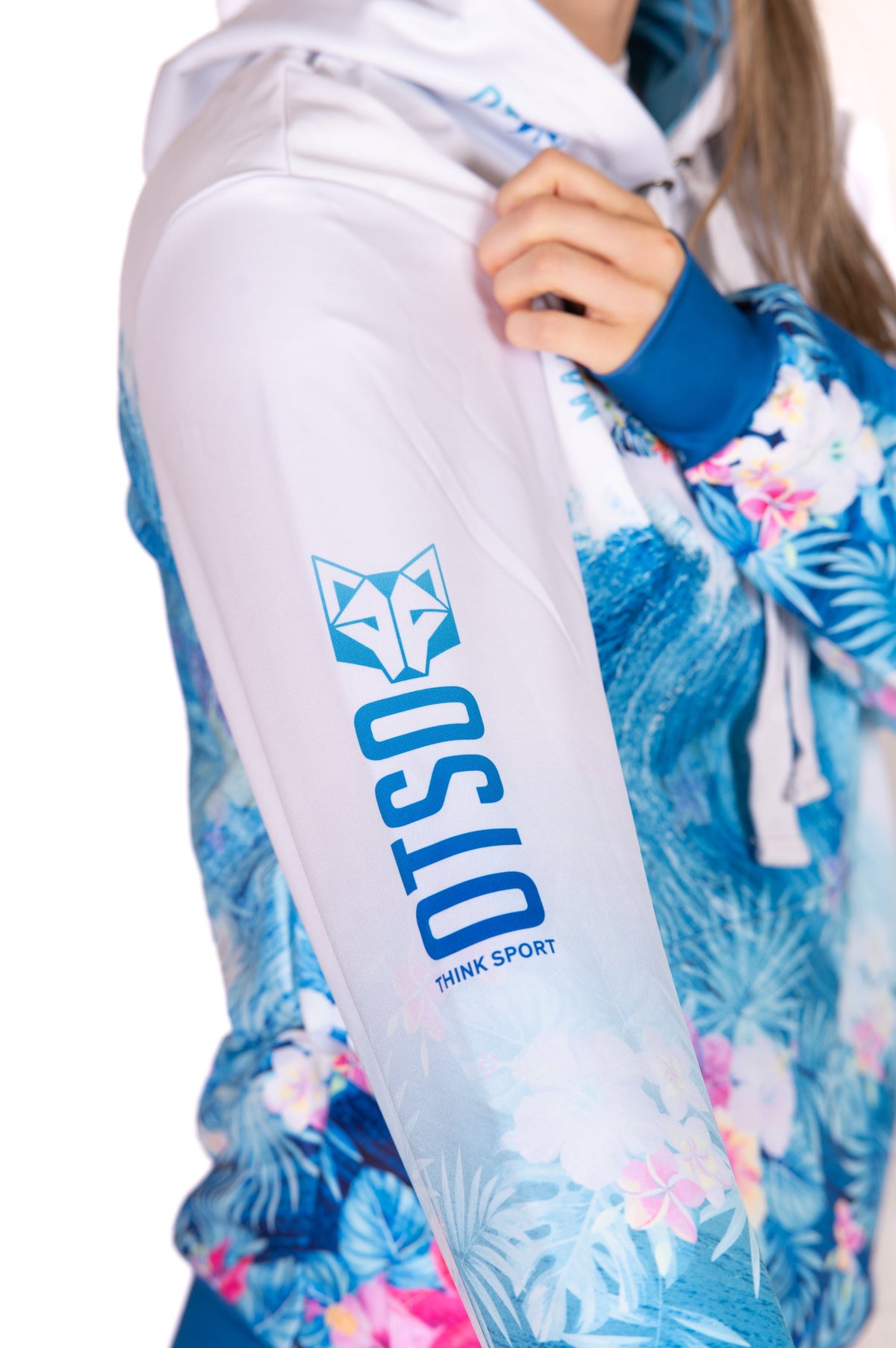 OTSO Hoodie - Swim Bike Run Wave – Produktansicht 11