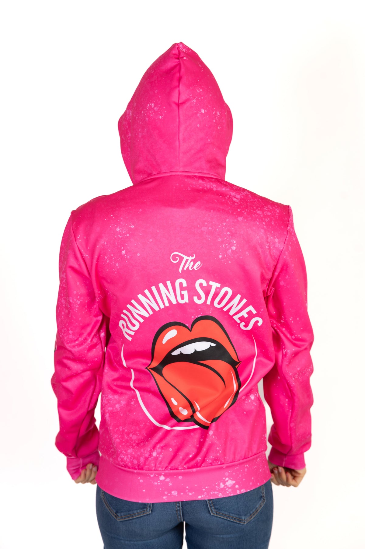 OTSO Hoodie - Running Stones Pink – Produktansicht 8
