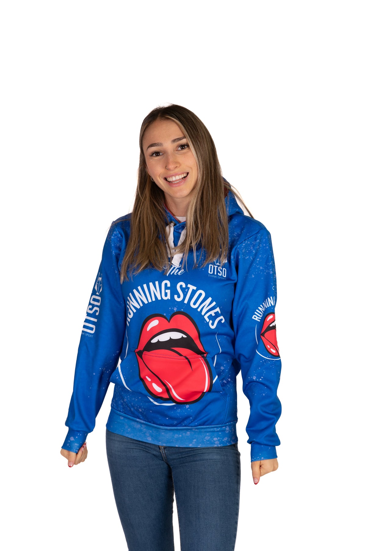 OTSO Hoodie - Running Stones Blue – Produktansicht 14