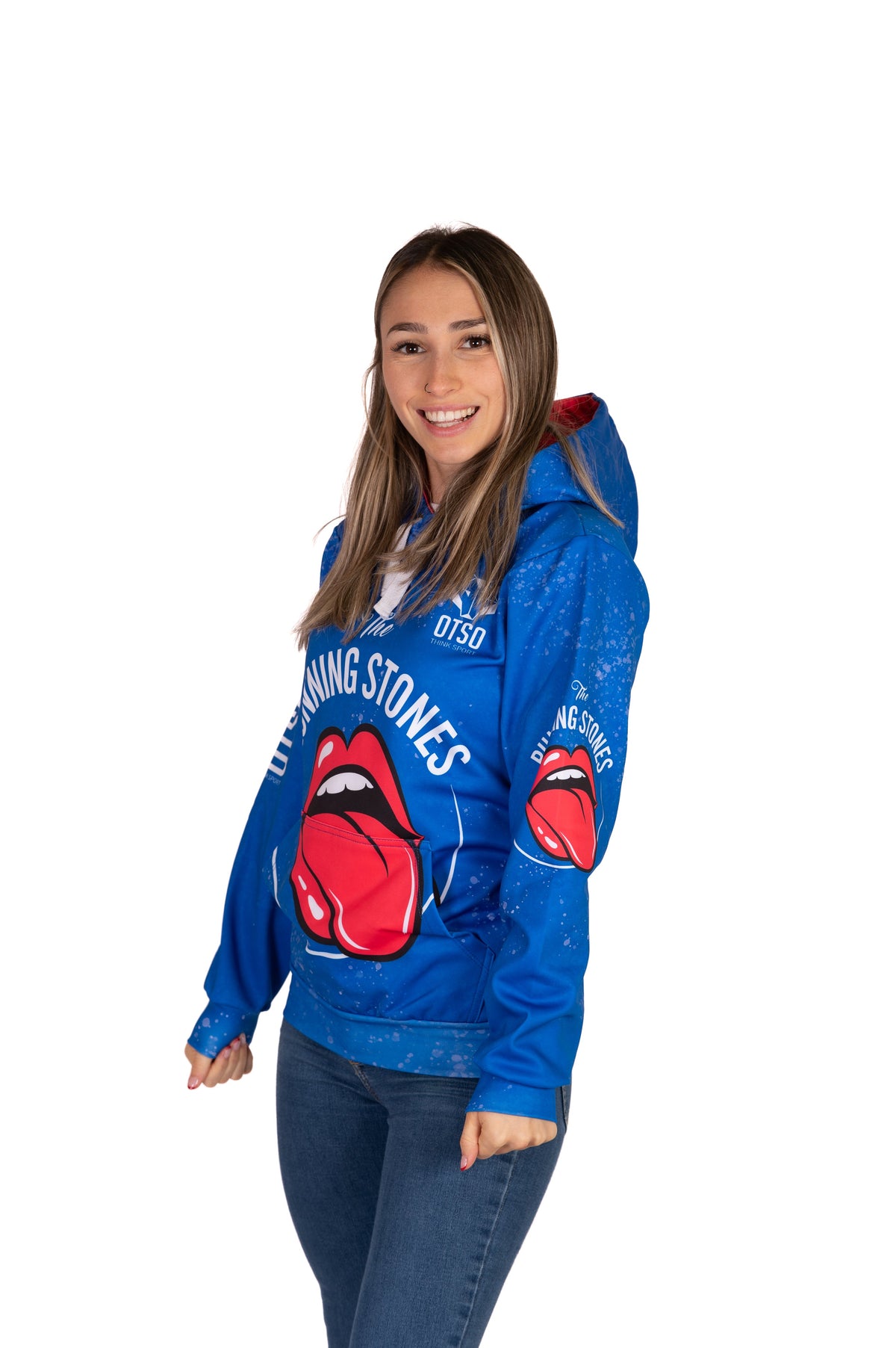 OTSO Hoodie - Running Stones Blue – Produktansicht 15