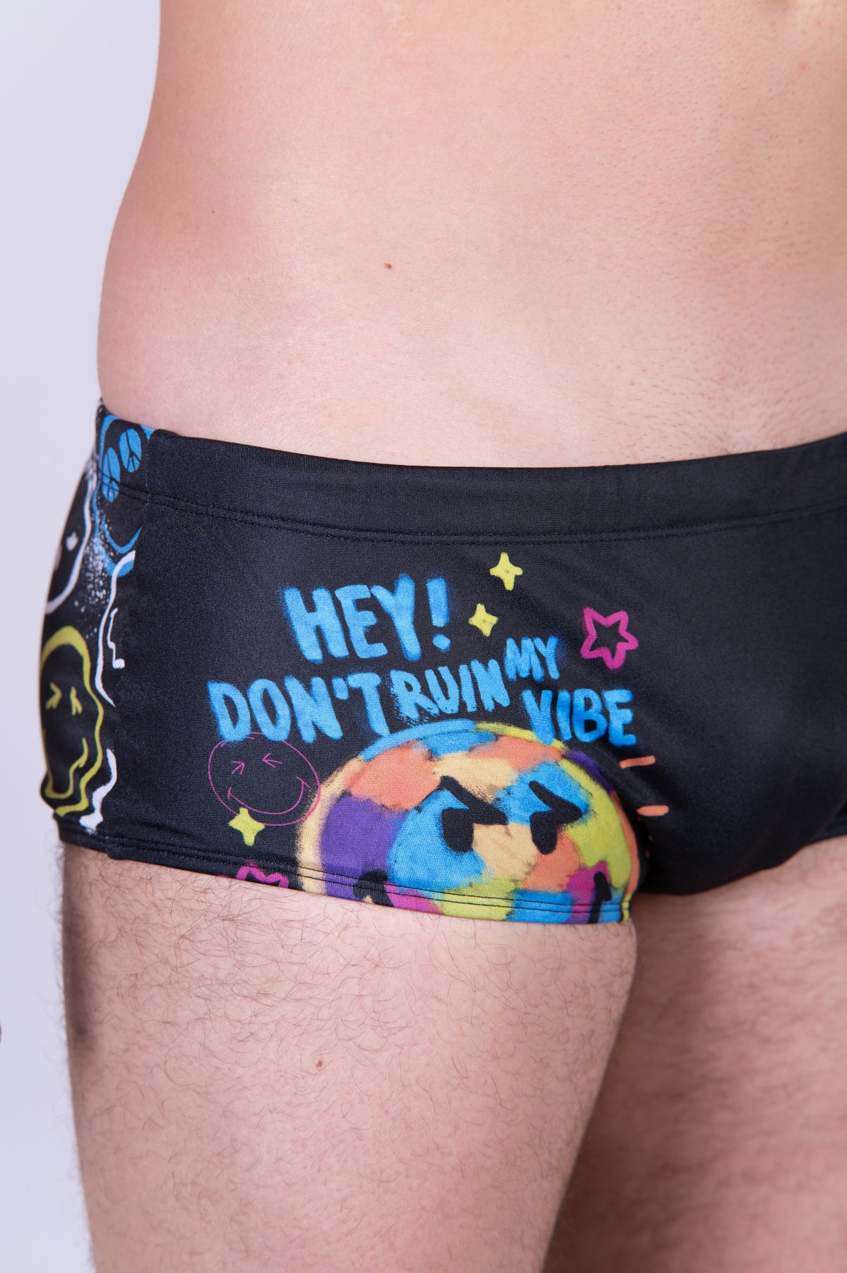 OTSO Herren Badehose Trunk - S.W.Smiley World Festival – Produktansicht 11