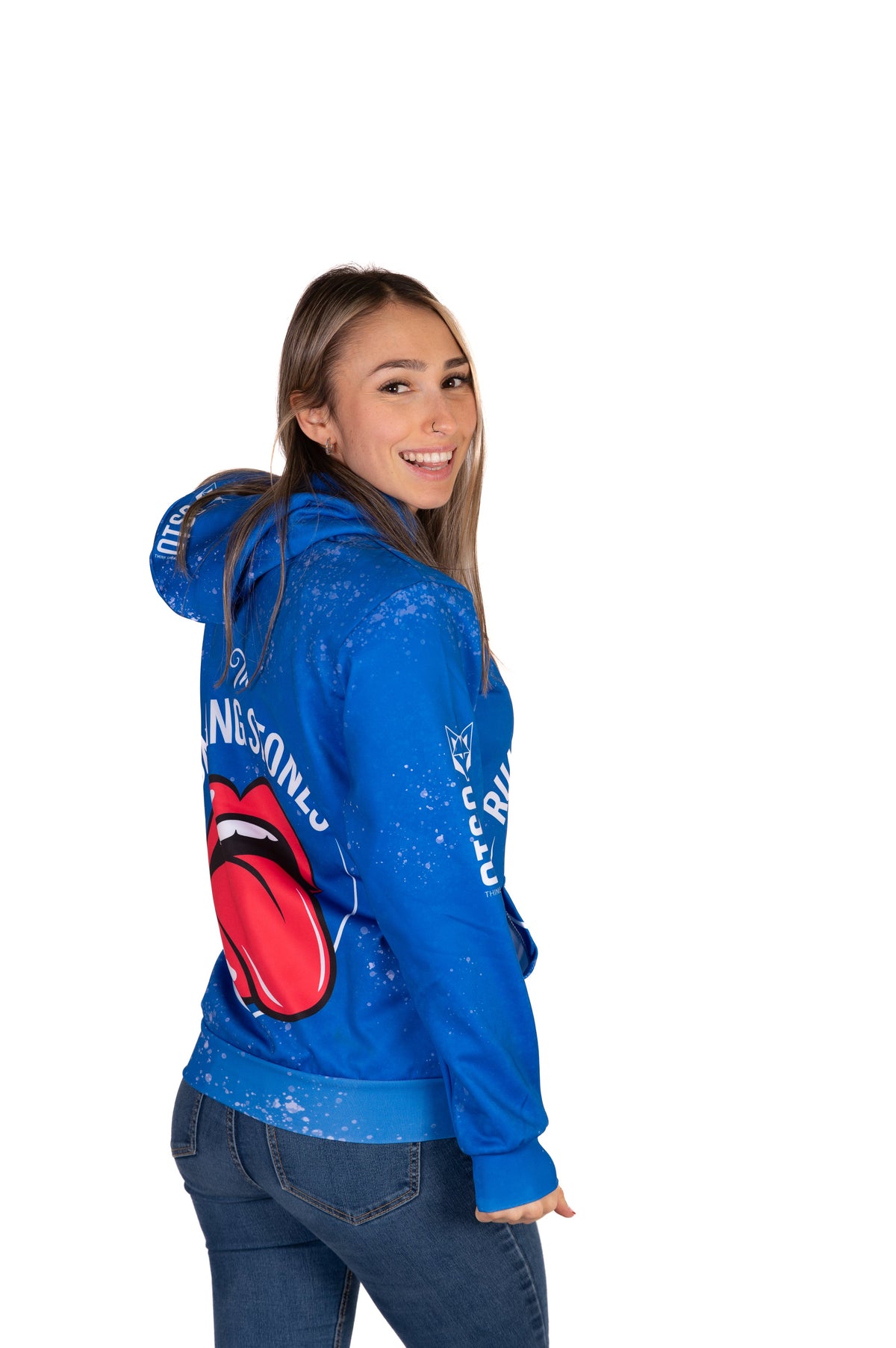 OTSO Hoodie - Running Stones Blue – Produktansicht 17