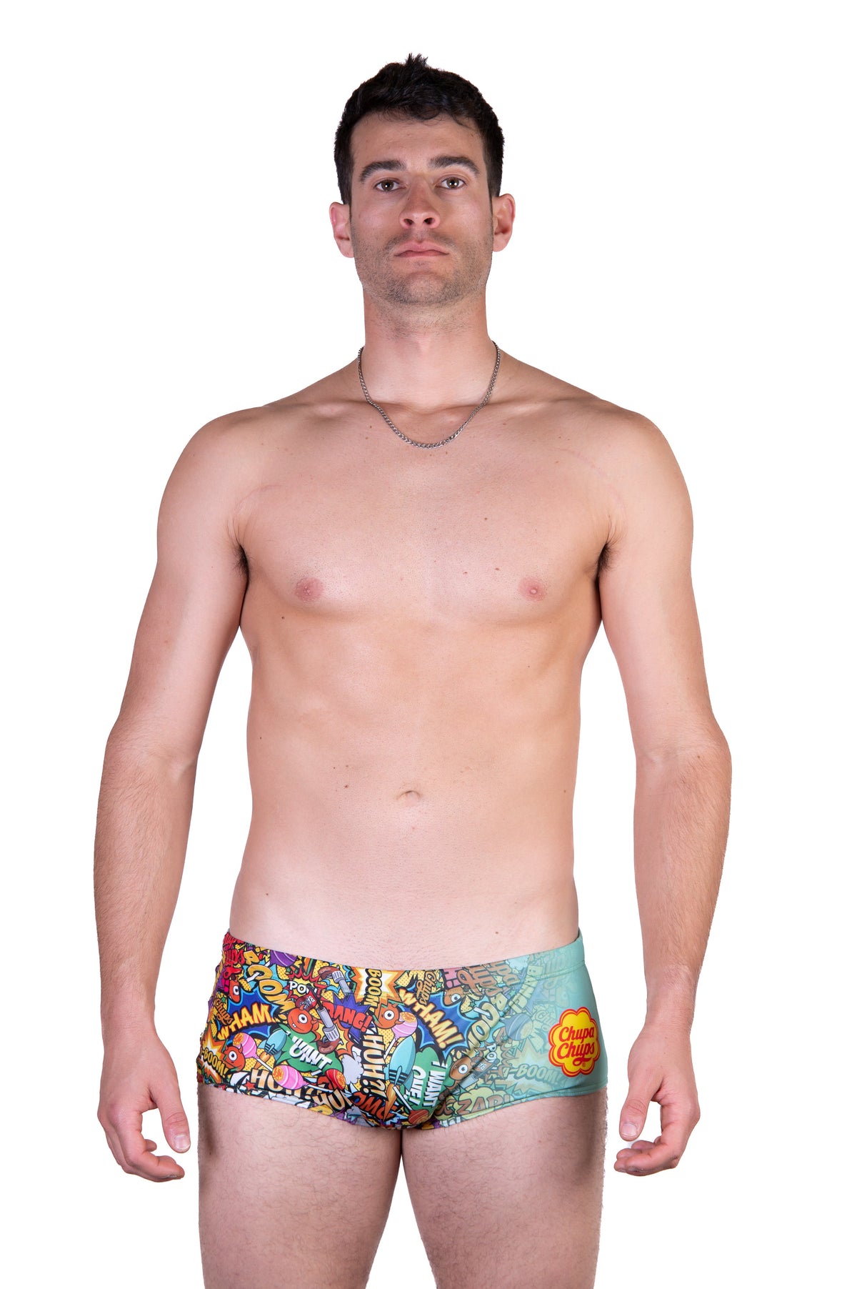 OTSO Herren Badehose Trunk - Chupa Chups Comic – Produktansicht 4