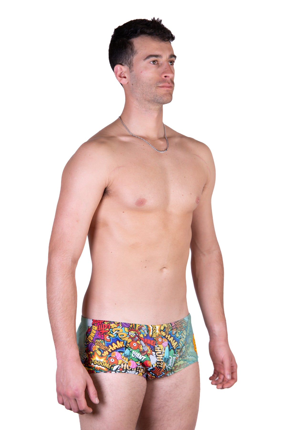 OTSO Herren Badehose Trunk - Chupa Chups Comic – Produktansicht 5