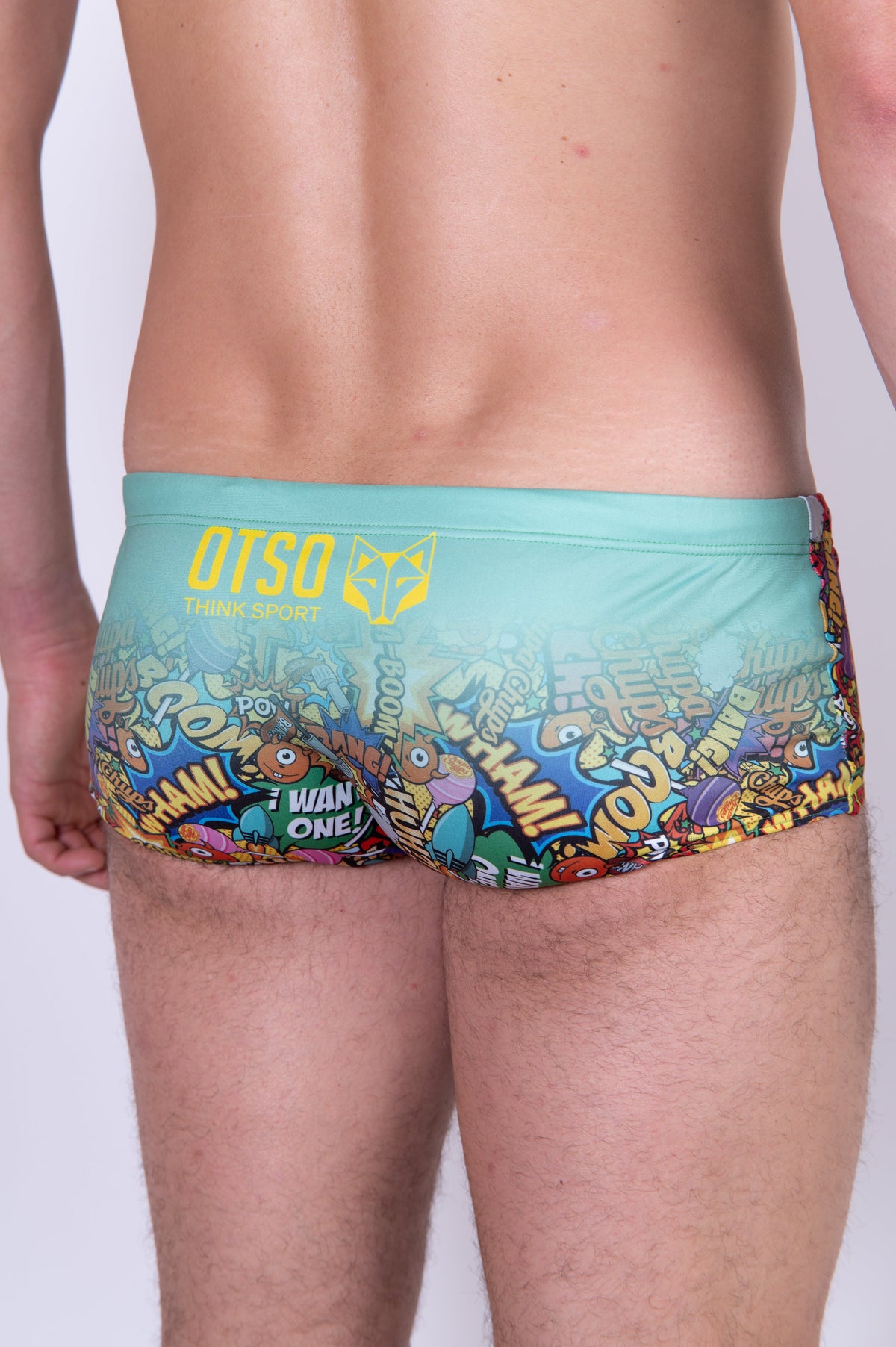 OTSO Herren Badehose Trunk - Chupa Chups Comic – Produktansicht 12