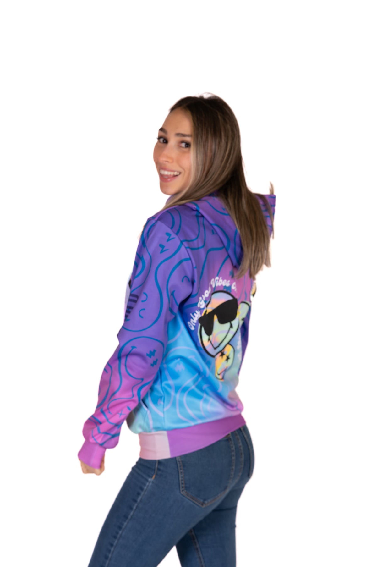 OTSO Hoodie - S.W.Smiley Vibes – Produktansicht 7