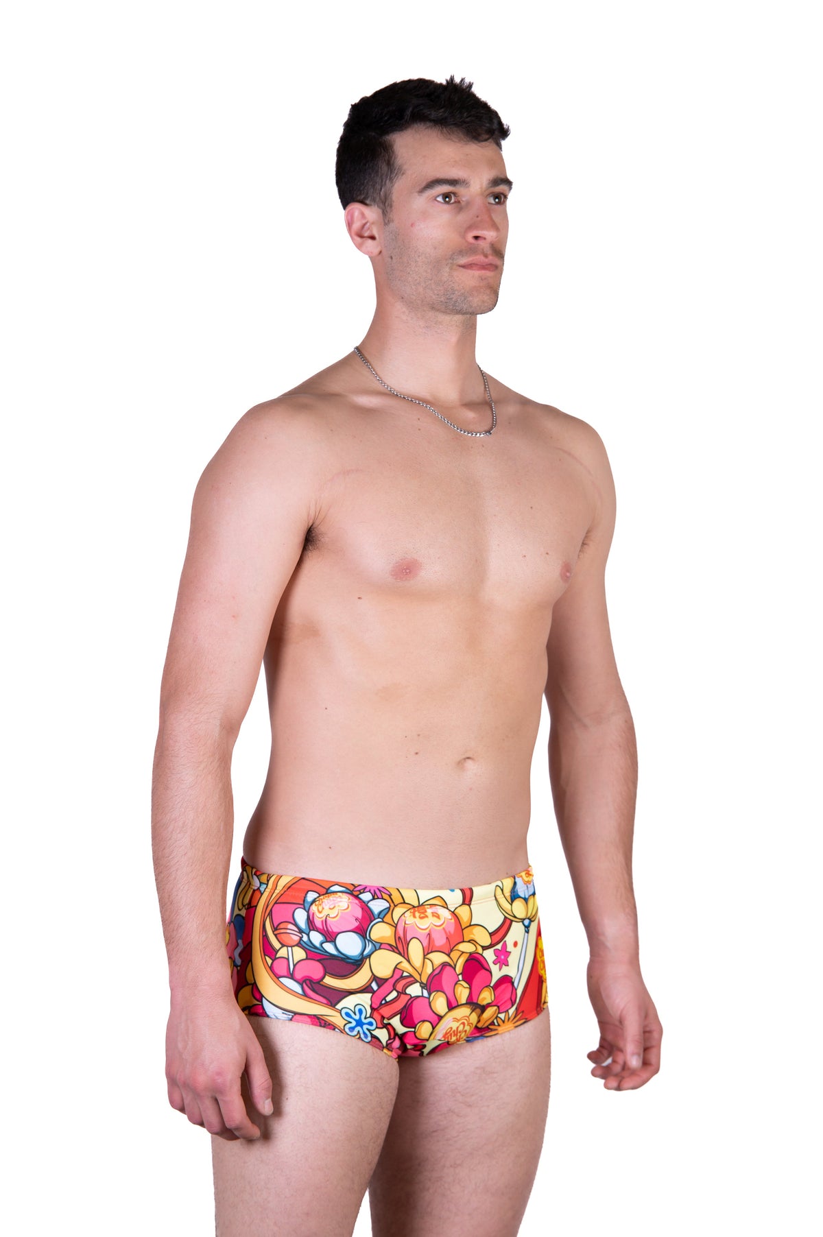 OTSO Herren Badehose Trunk - Chupa Chups Flower – Produktansicht 5