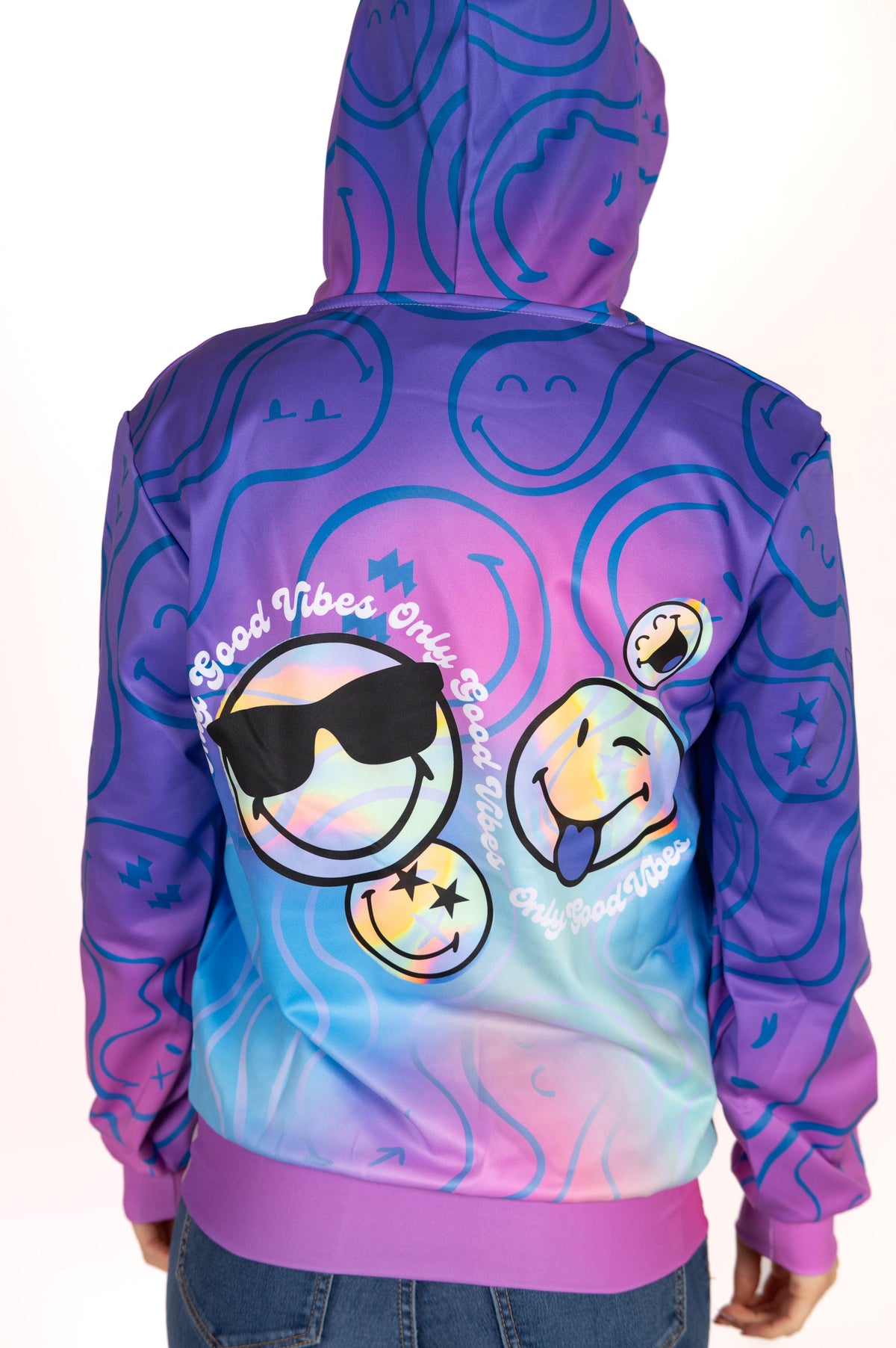 OTSO Hoodie - S.W.Smiley Vibes – Produktansicht 9