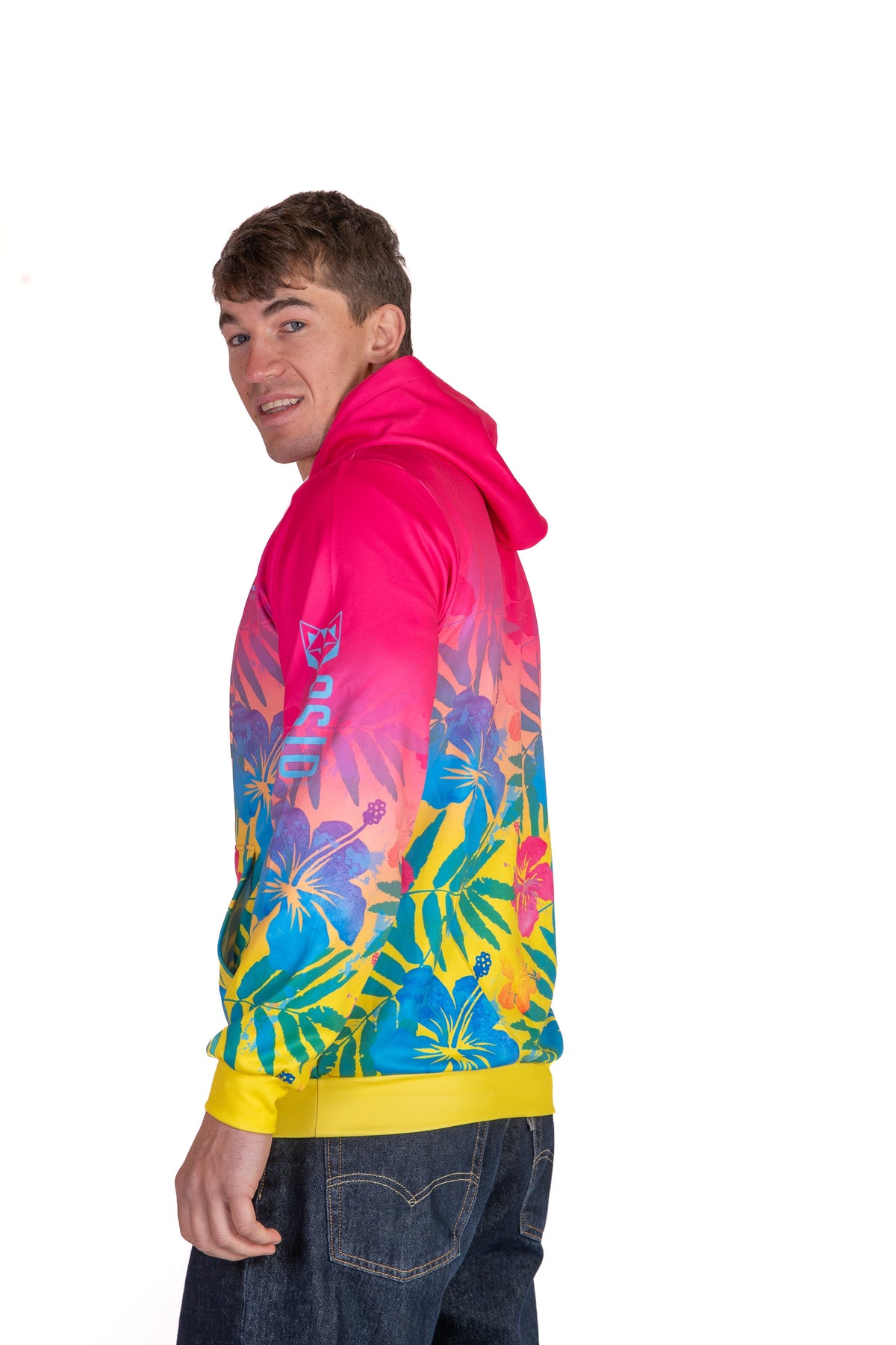 OTSO Hoodie - Floral Pink – Produktansicht 15