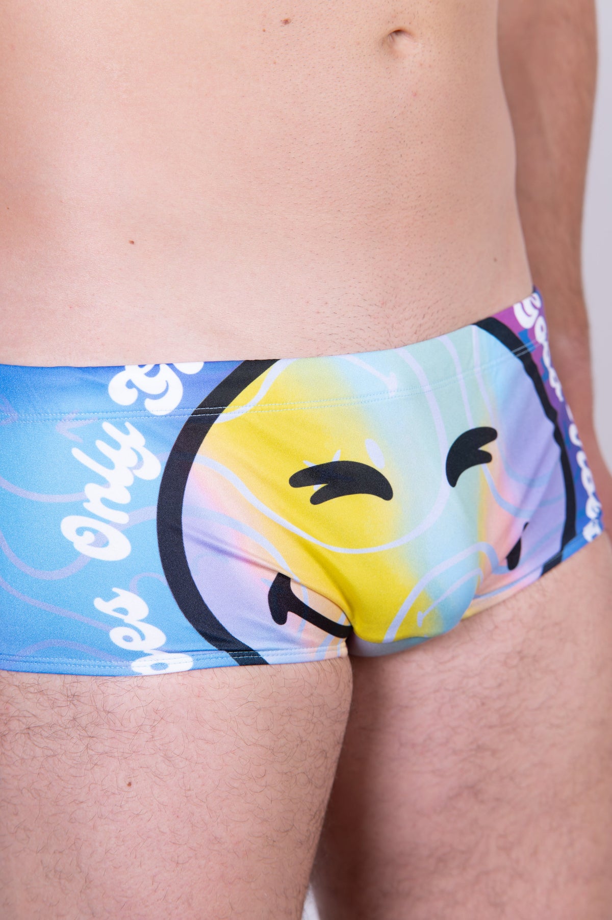 OTSO Herren Badehose Trunk - S.W.Smiley World Vibes – Produktansicht 11