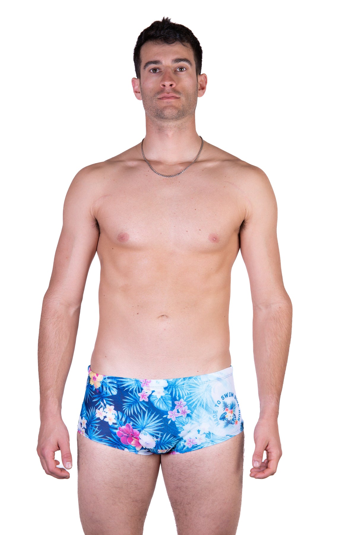 OTSO Herren Badehose Trunk - Swim Bike Run Wave – Produktansicht 4