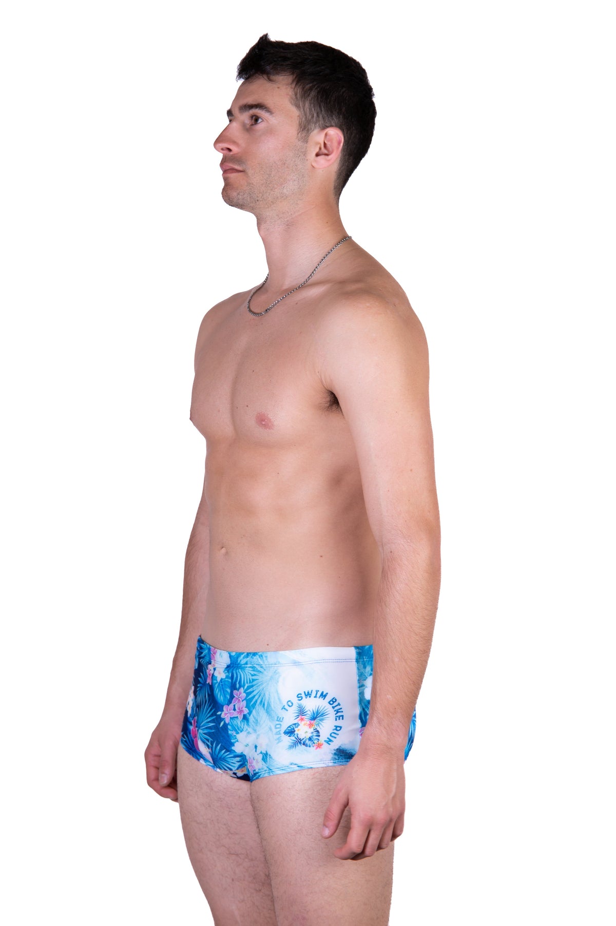 OTSO Herren Badehose Trunk - Swim Bike Run Wave – Produktansicht 6
