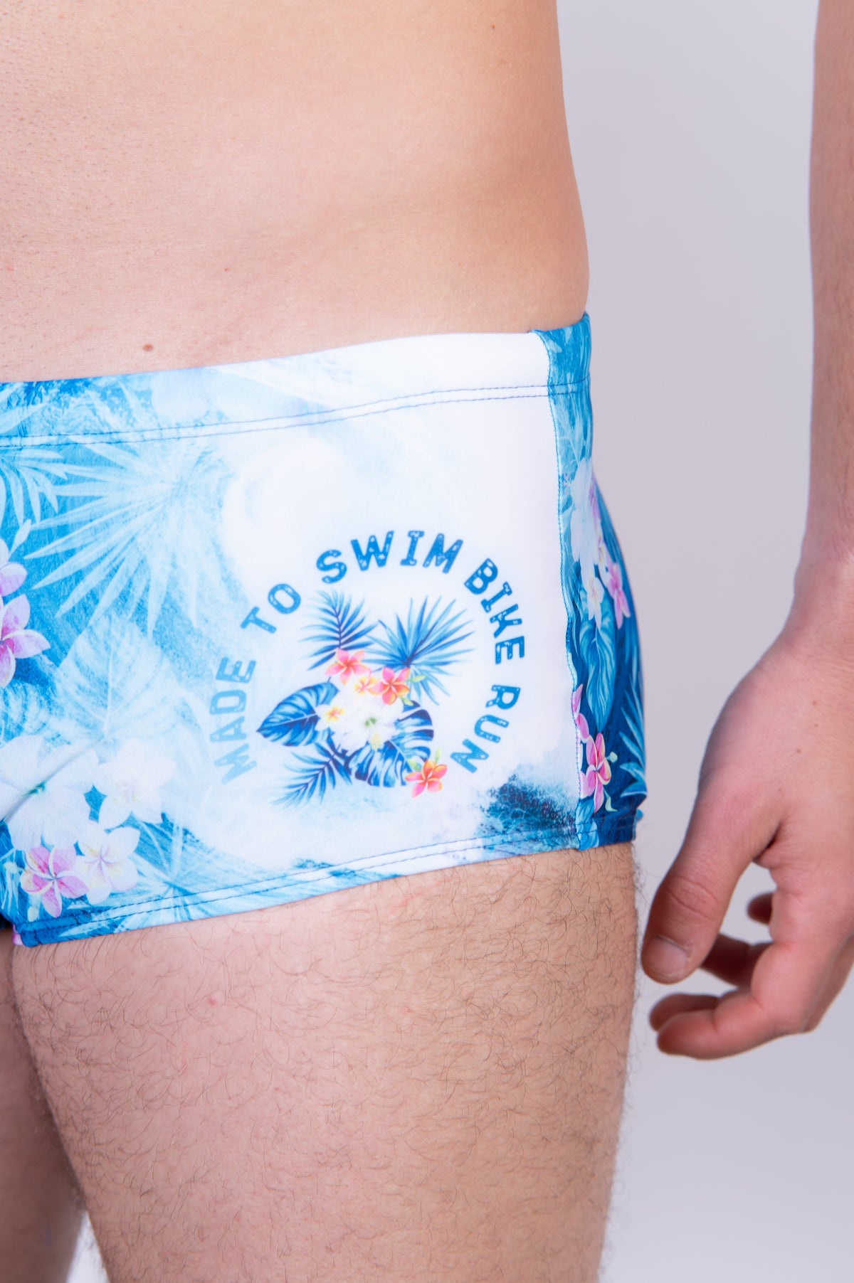 OTSO Herren Badehose Trunk - Swim Bike Run Wave – Produktansicht 10