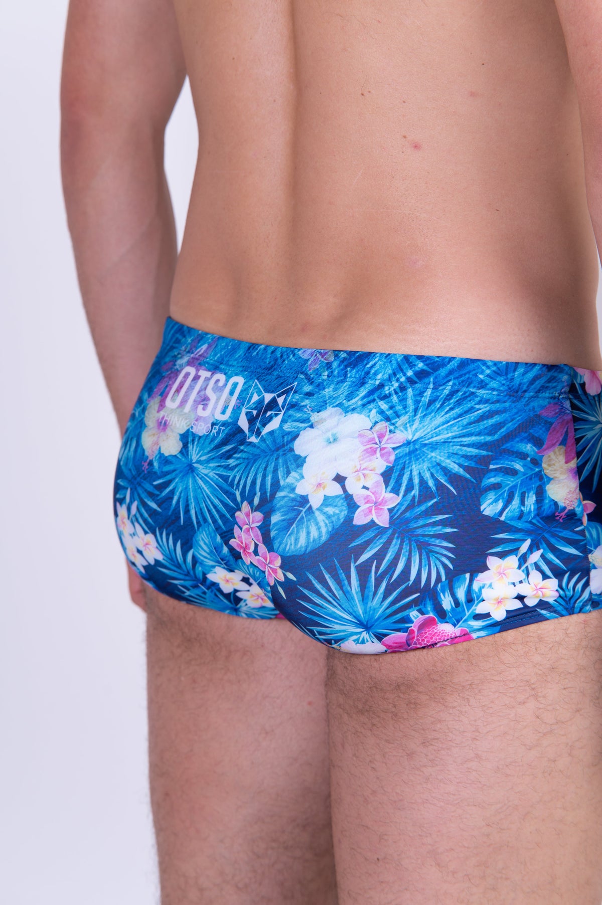 OTSO Herren Badehose Trunk - Swim Bike Run Wave – Produktansicht 12