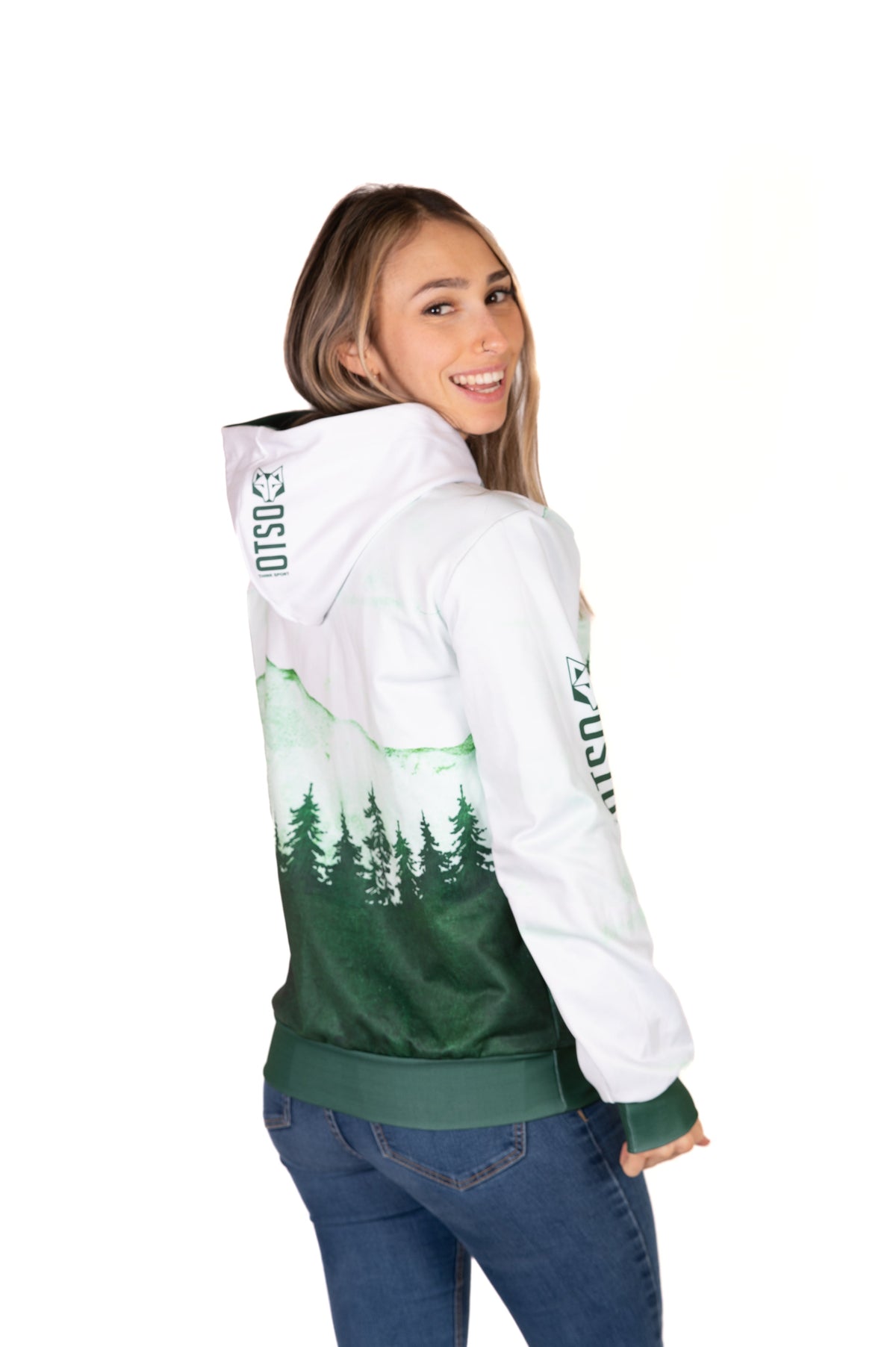 OTSO Hoodie - Green Forest – Produktansicht 18