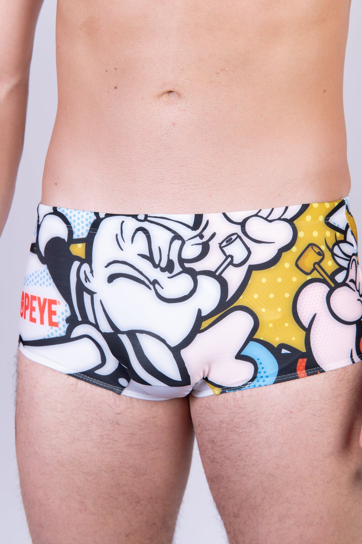 OTSO Herren Badehose Trunk - Popeye Pop Art – Produktansicht 4