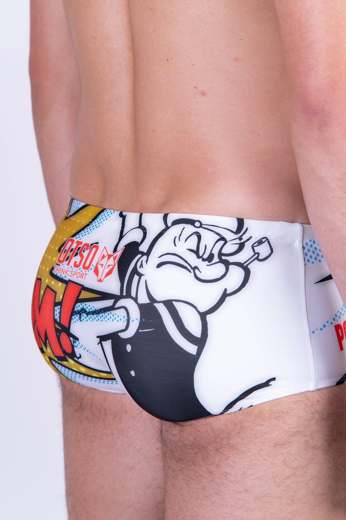 OTSO Herren Badehose Trunk - Popeye Pop Art – Produktansicht 6