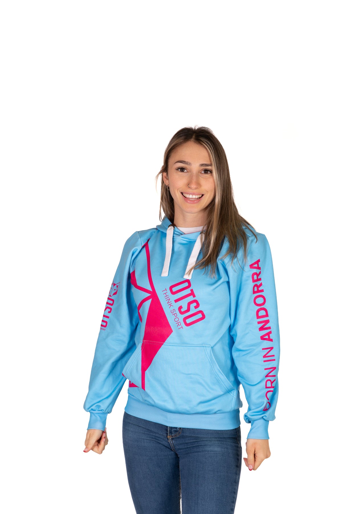 OTSO Hoodie - Light Blue & Pink – Produktansicht 13