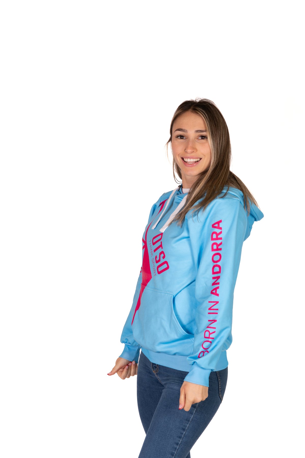 OTSO Hoodie - Light Blue & Pink – Produktansicht 15