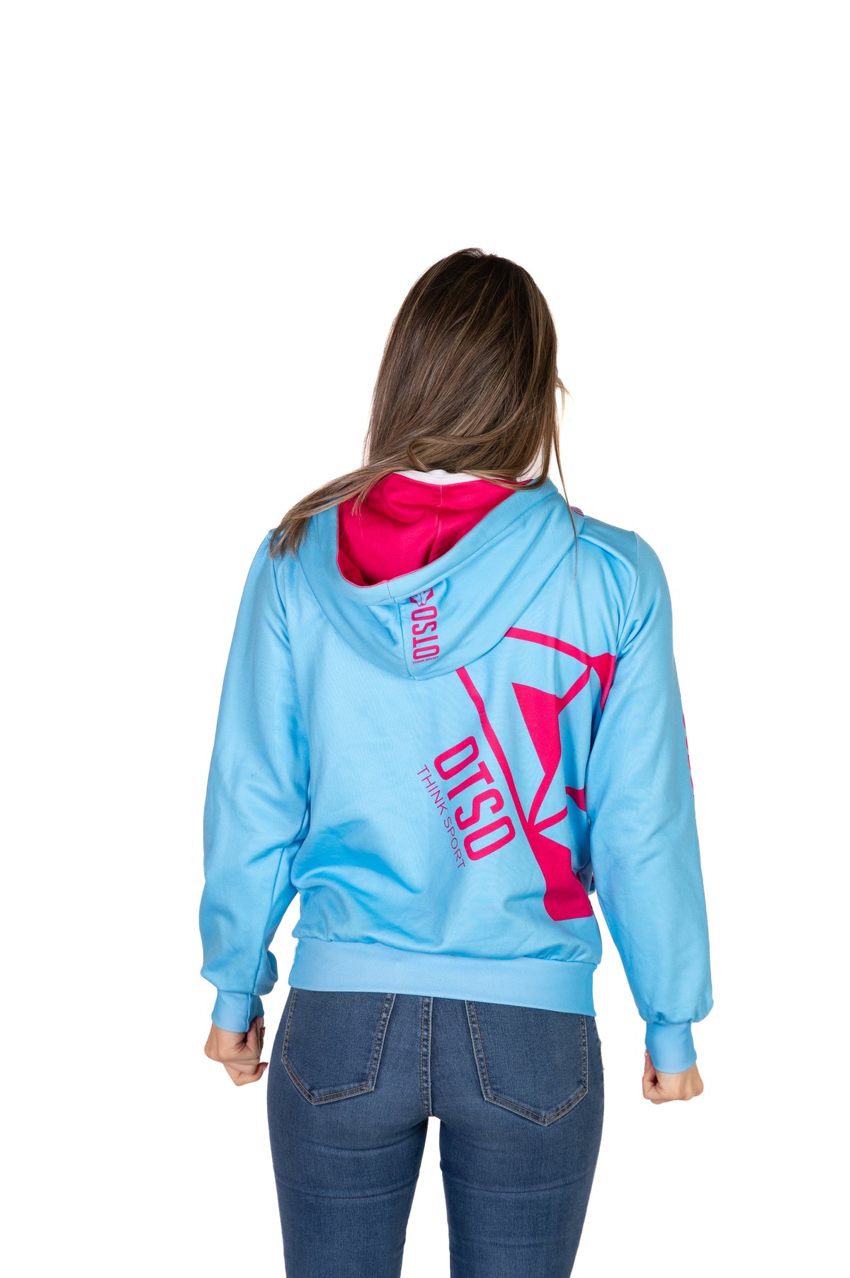OTSO Hoodie - Light Blue & Pink – Produktansicht 17